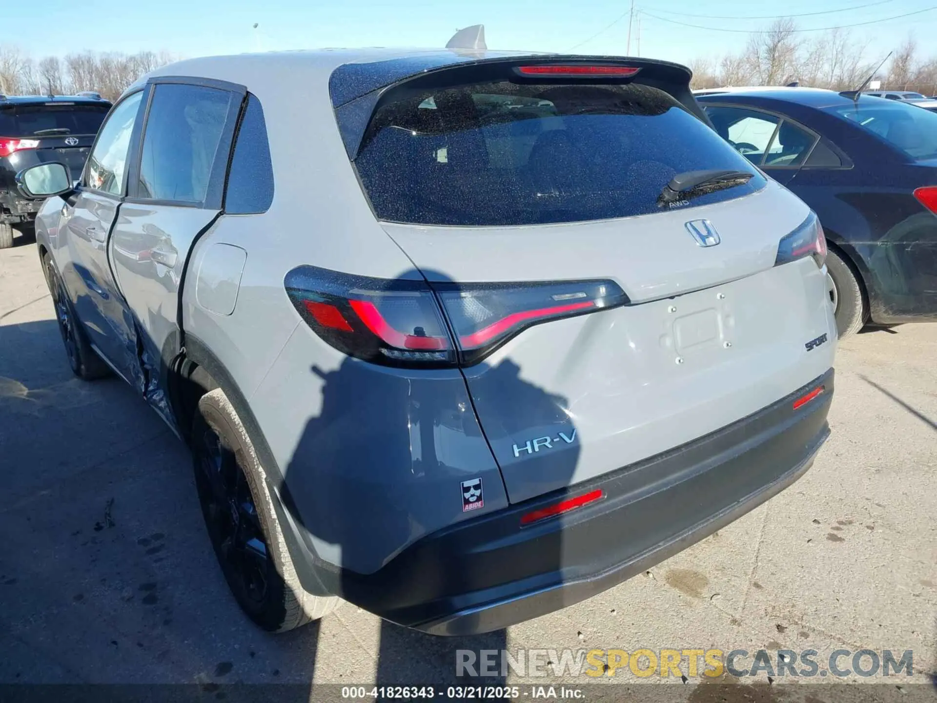 3 fotografías del automóvil dañado 3CZRZ2H51PM701897 HONDA HR-V 2023