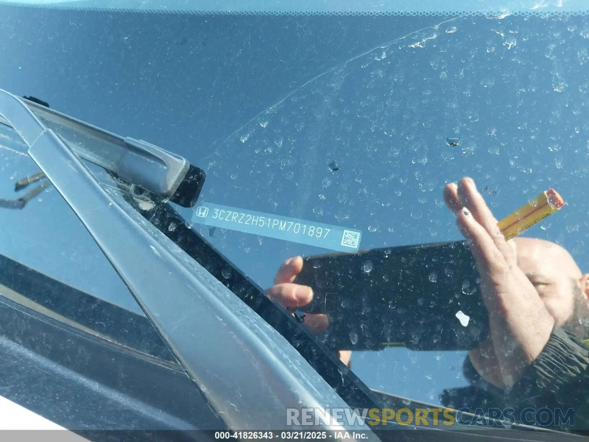 9 fotografías del automóvil dañado 3CZRZ2H51PM701897 HONDA HR-V 2023