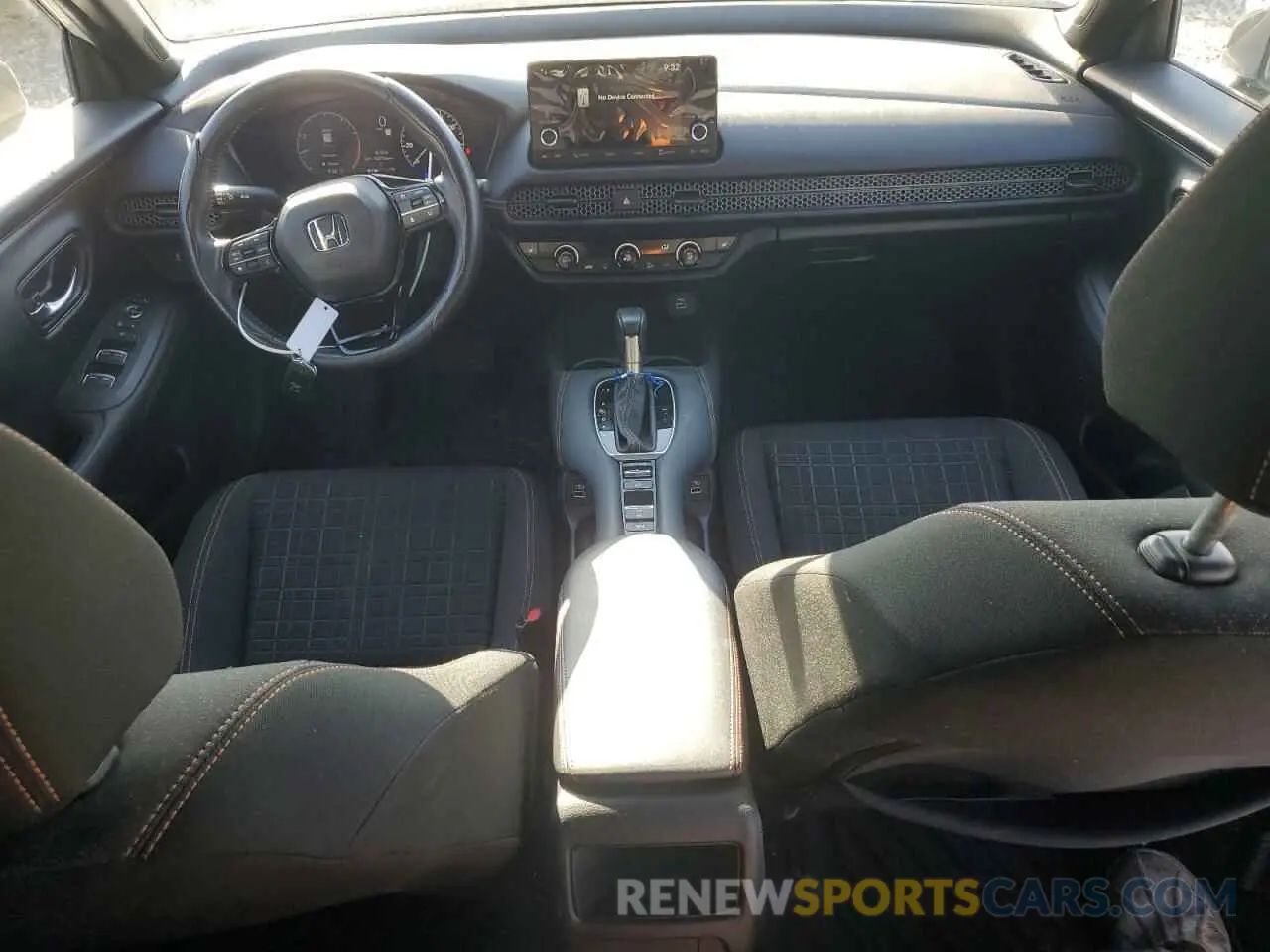 8 fotografías del automóvil dañado 3CZRZ2H5XPM750368 HONDA HR-V 2023