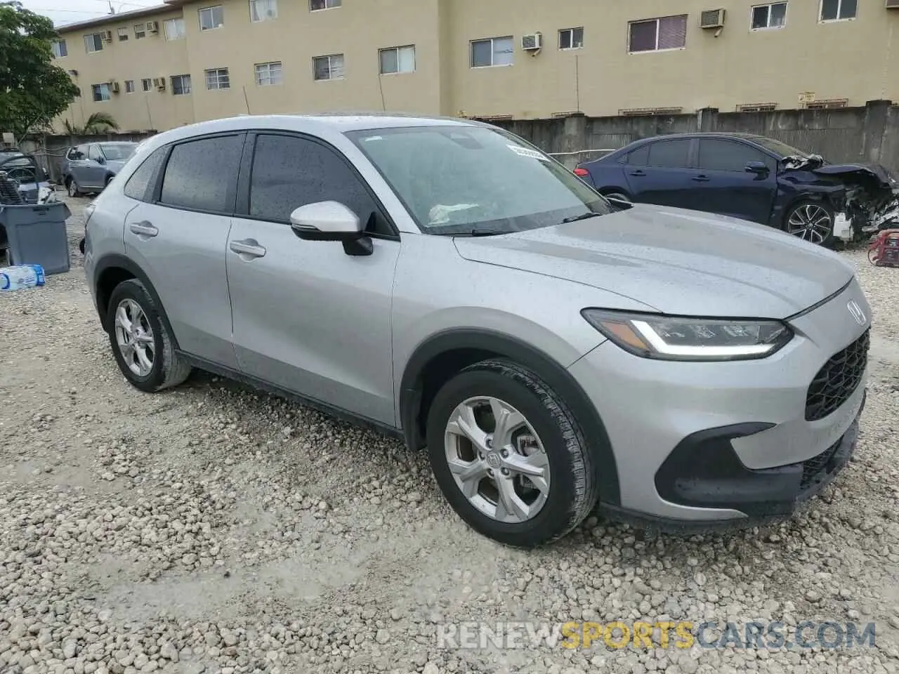 4 fotografías del automóvil dañado 3CZRZ1H37RM723320 HONDA HR-V 2024