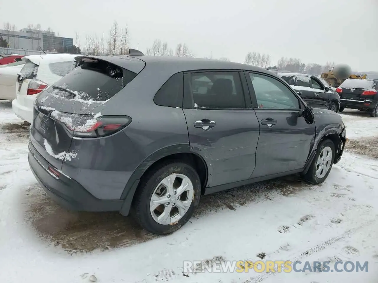3 fotografías del automóvil dañado 3CZRZ1H39RM100278 HONDA HR-V 2024
