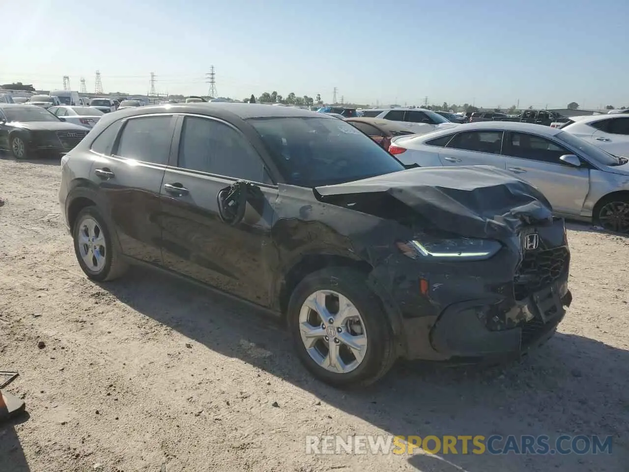 4 fotografías del automóvil dañado 3CZRZ1H39RM735193 HONDA HR-V 2024
