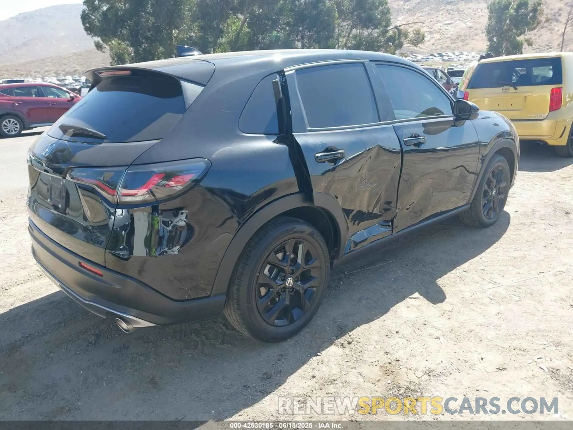4 fotografías del automóvil dañado 3CZRZ1H50RM712760 HONDA HR-V 2024