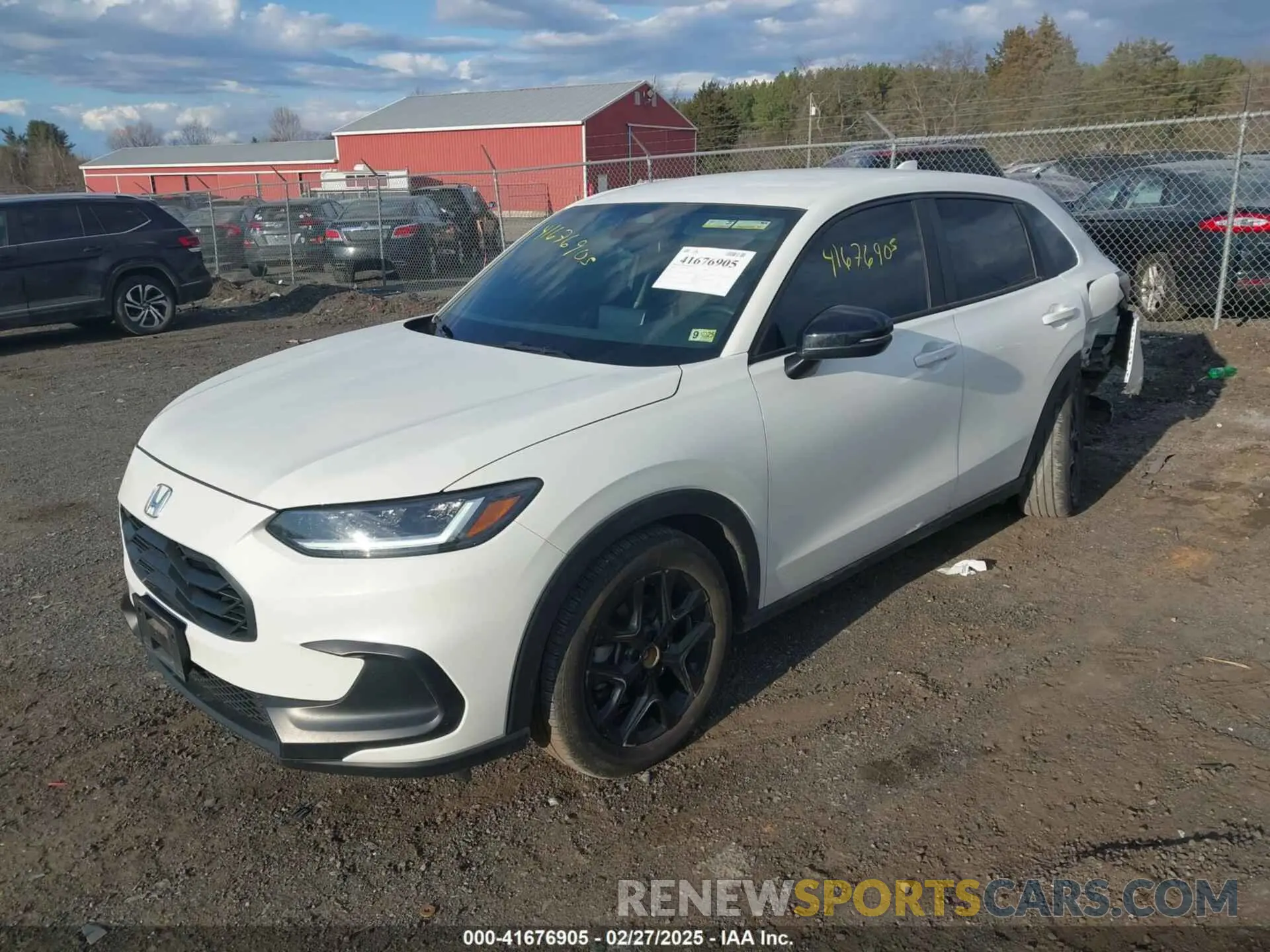 2 fotografías del automóvil dañado 3CZRZ1H50RM728277 HONDA HR-V 2024