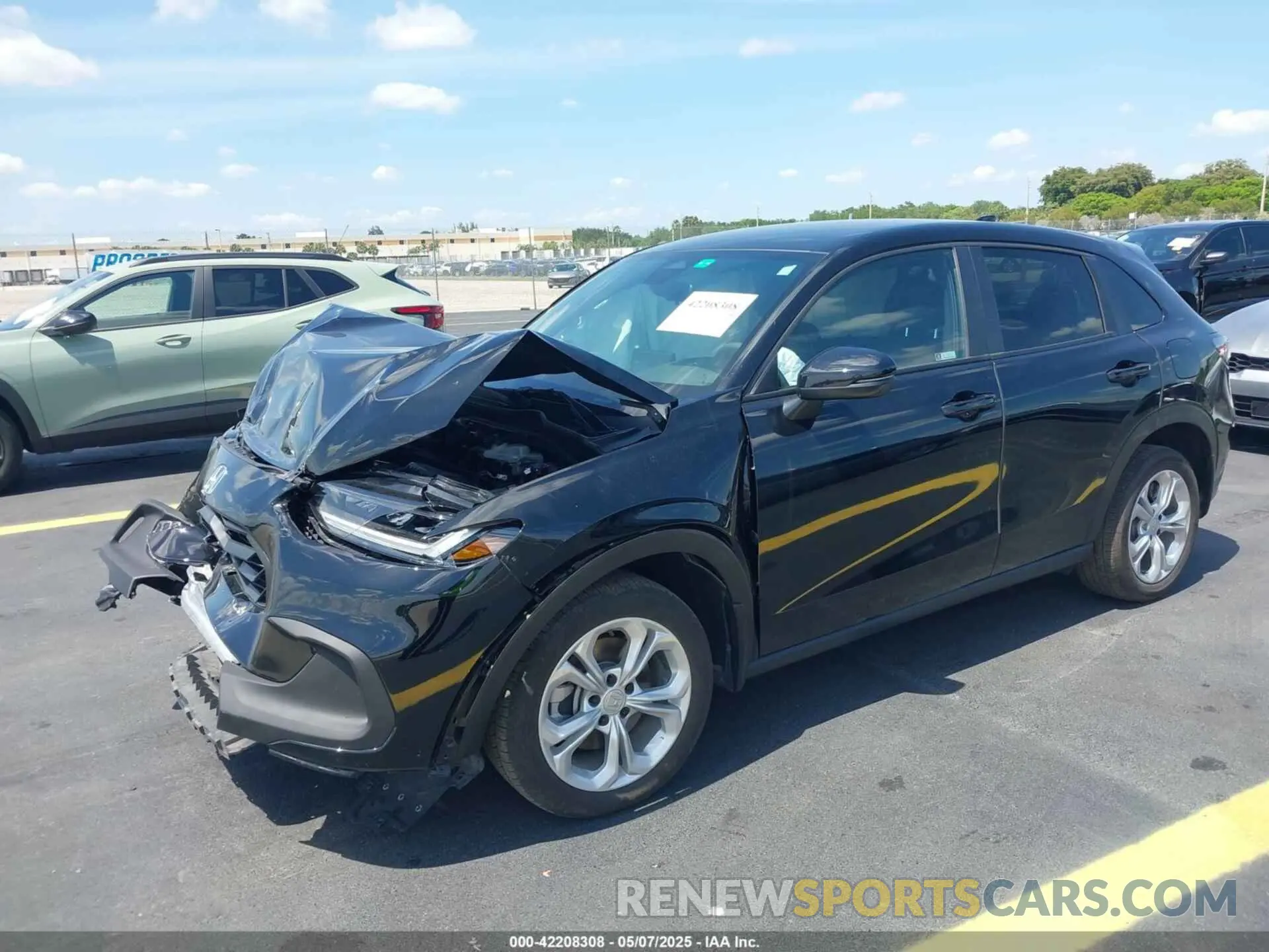 2 fotografías del automóvil dañado 3CZRZ1H51RM703162 HONDA HR-V 2024