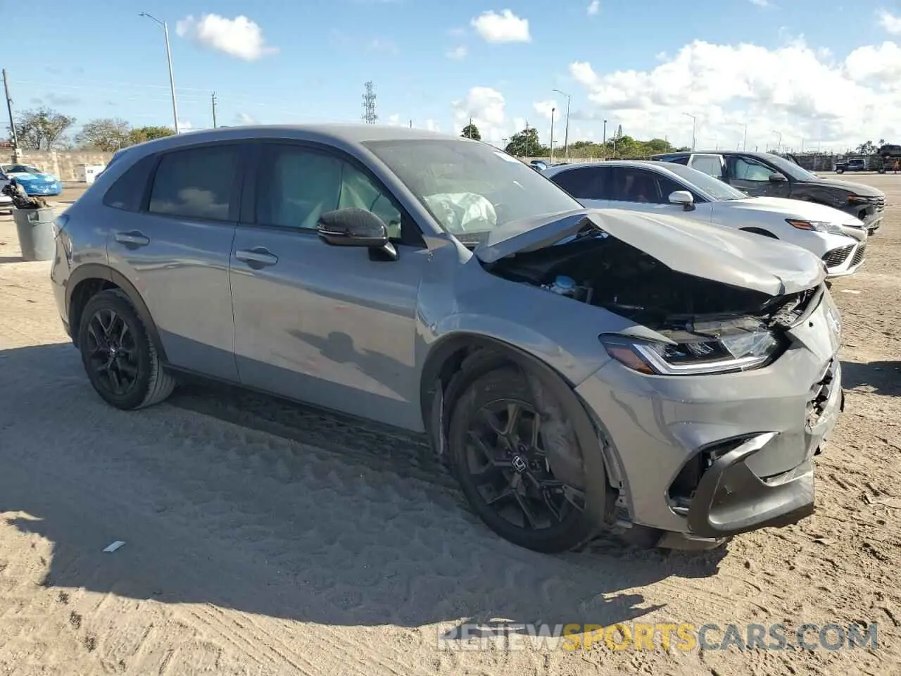 4 fotografías del automóvil dañado 3CZRZ1H51RM720625 HONDA HR-V 2024