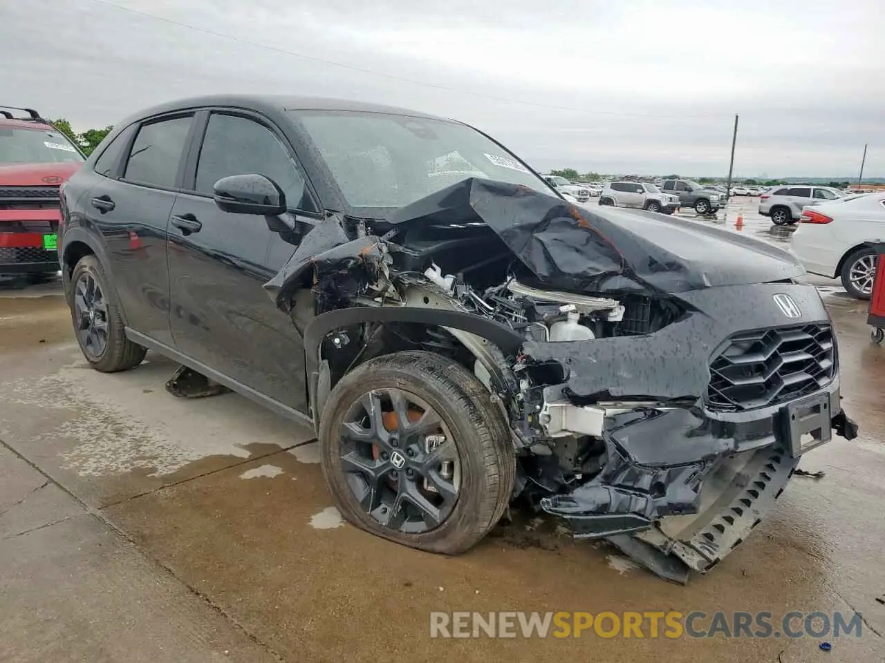 4 fotografías del automóvil dañado 3CZRZ1H51RM741197 HONDA HR-V 2024