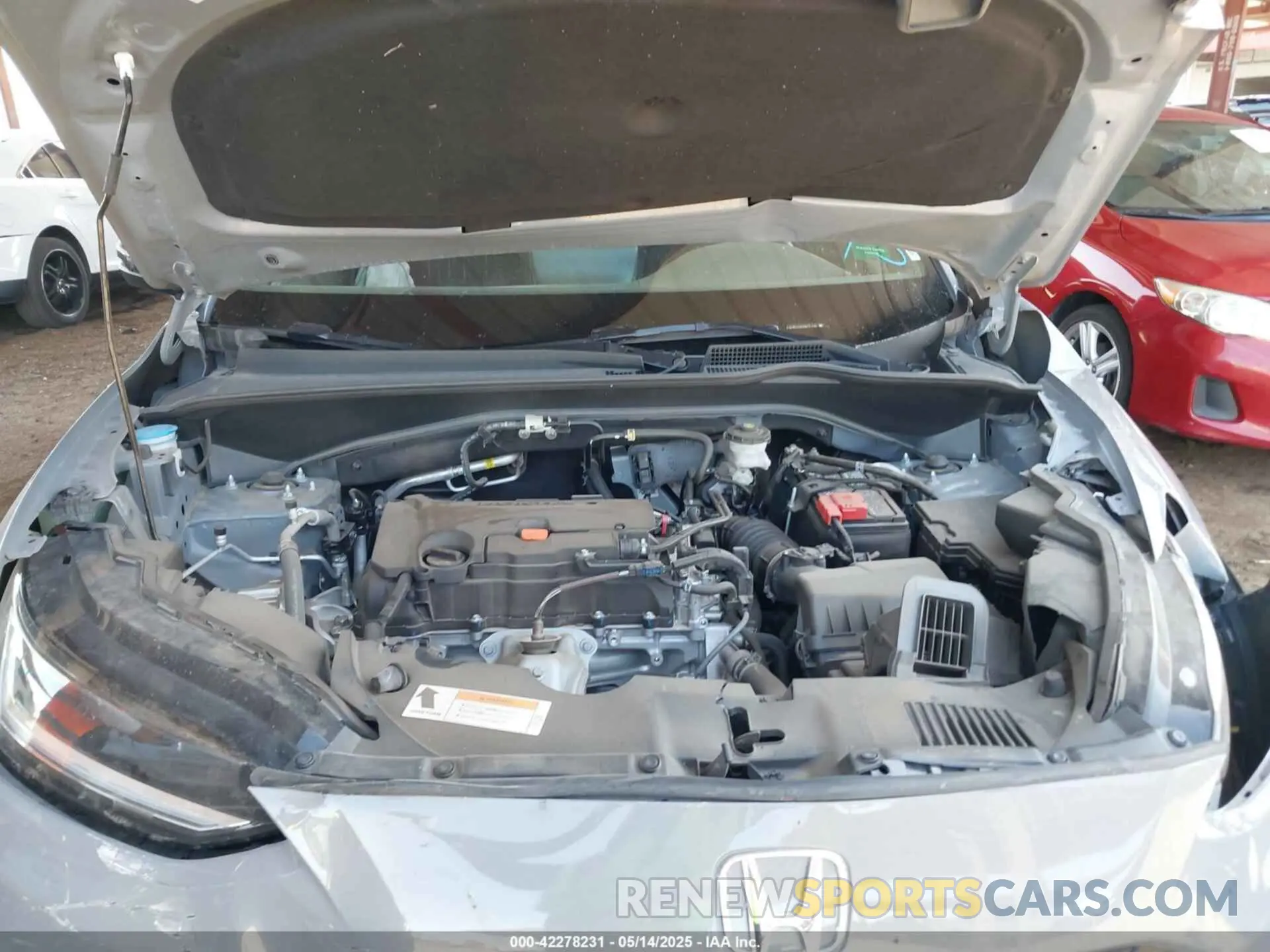 10 fotografías del automóvil dañado 3CZRZ1H52RM721296 HONDA HR-V 2024
