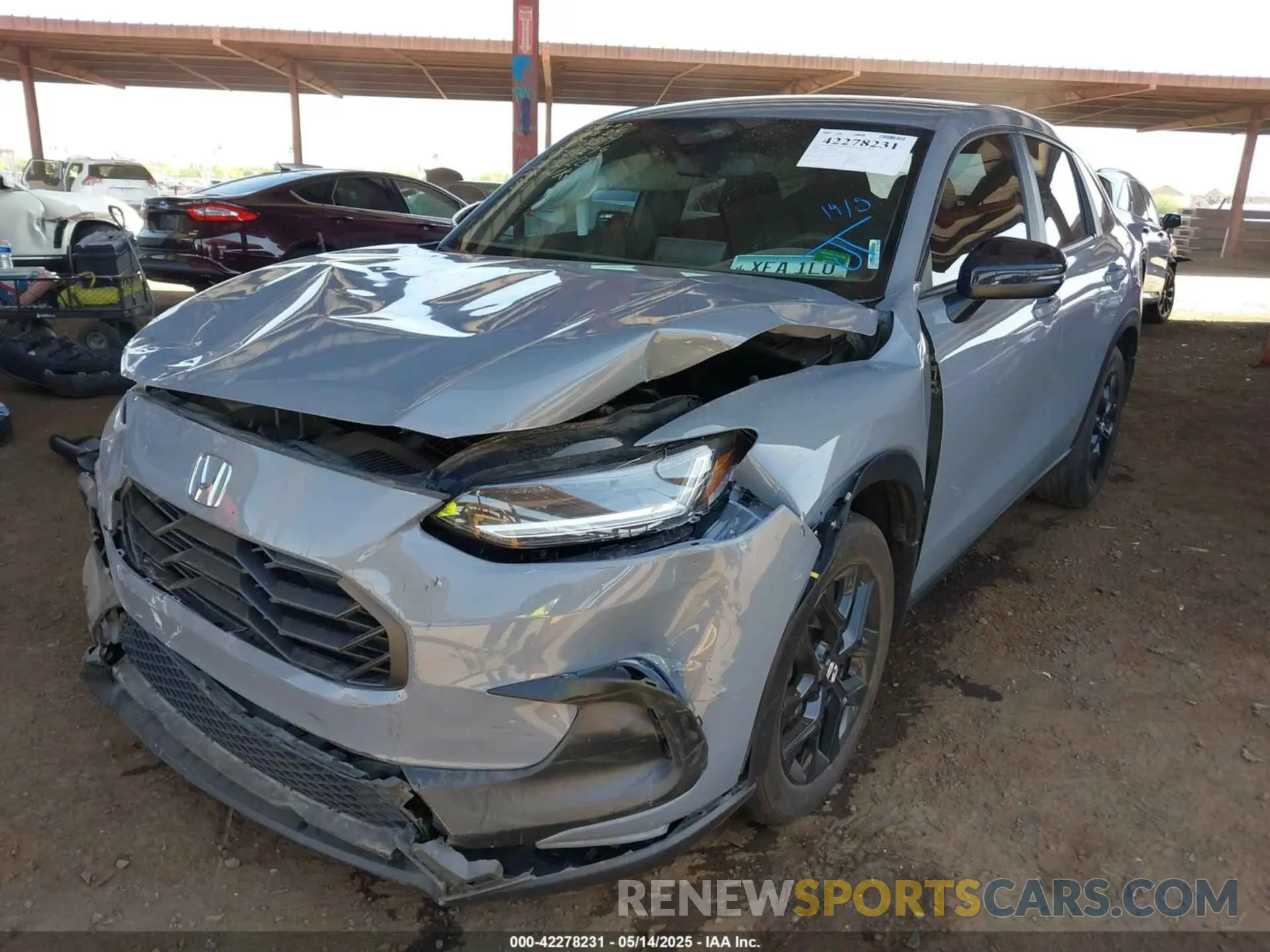 6 fotografías del automóvil dañado 3CZRZ1H52RM721296 HONDA HR-V 2024