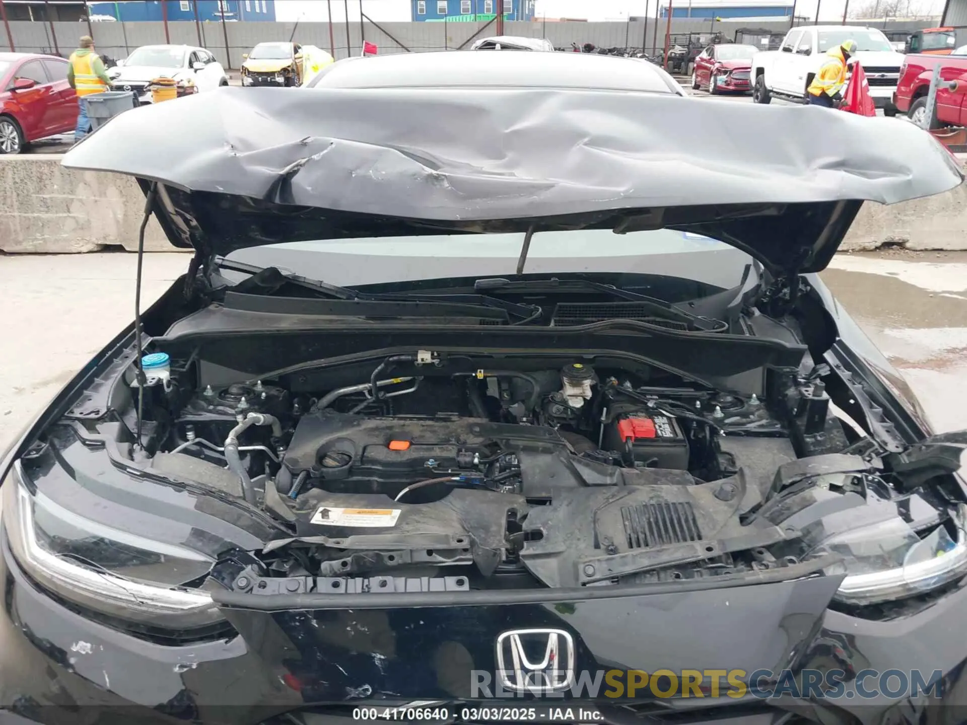 10 fotografías del automóvil dañado 3CZRZ1H52RM745677 HONDA HR-V 2024