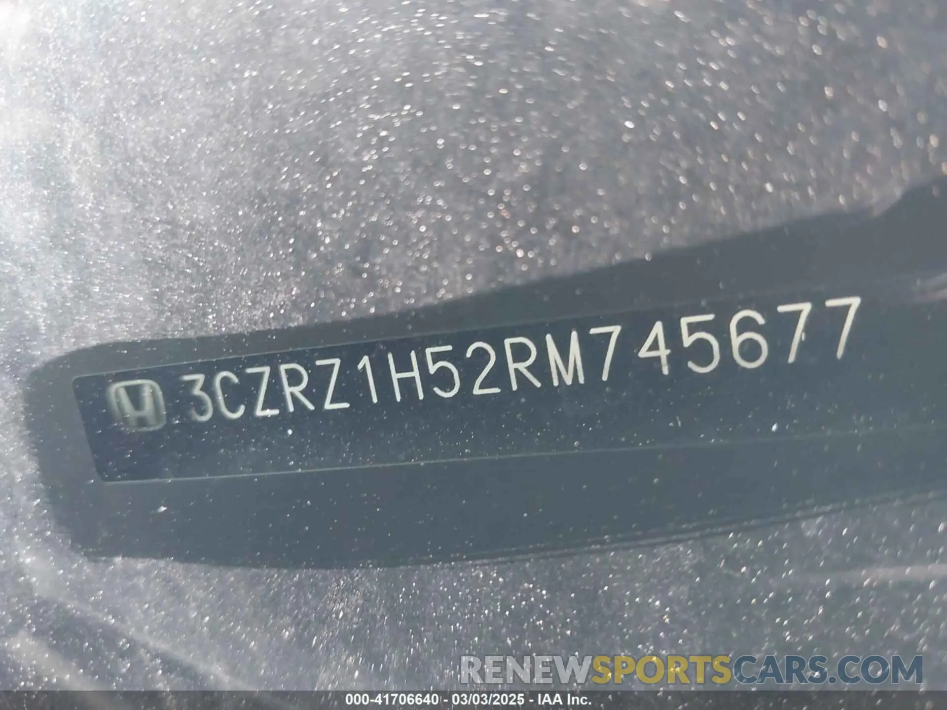 18 fotografías del automóvil dañado 3CZRZ1H52RM745677 HONDA HR-V 2024