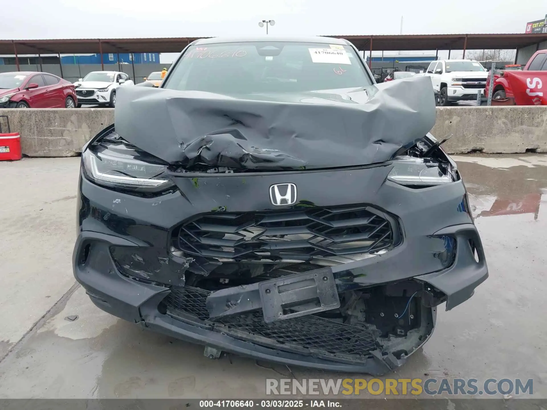 6 fotografías del automóvil dañado 3CZRZ1H52RM745677 HONDA HR-V 2024