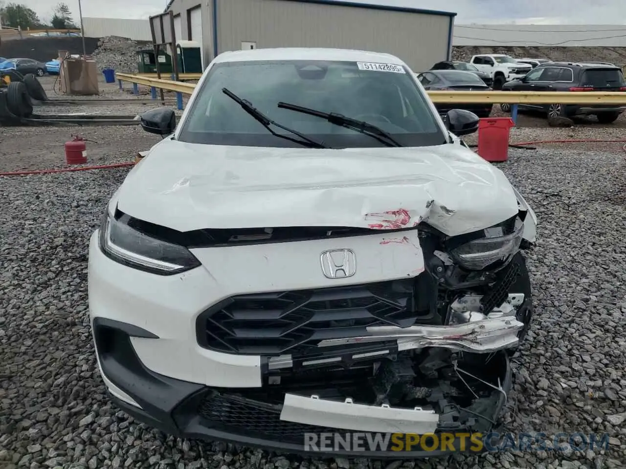 5 fotografías del automóvil dañado 3CZRZ1H54RM720506 HONDA HR-V 2024