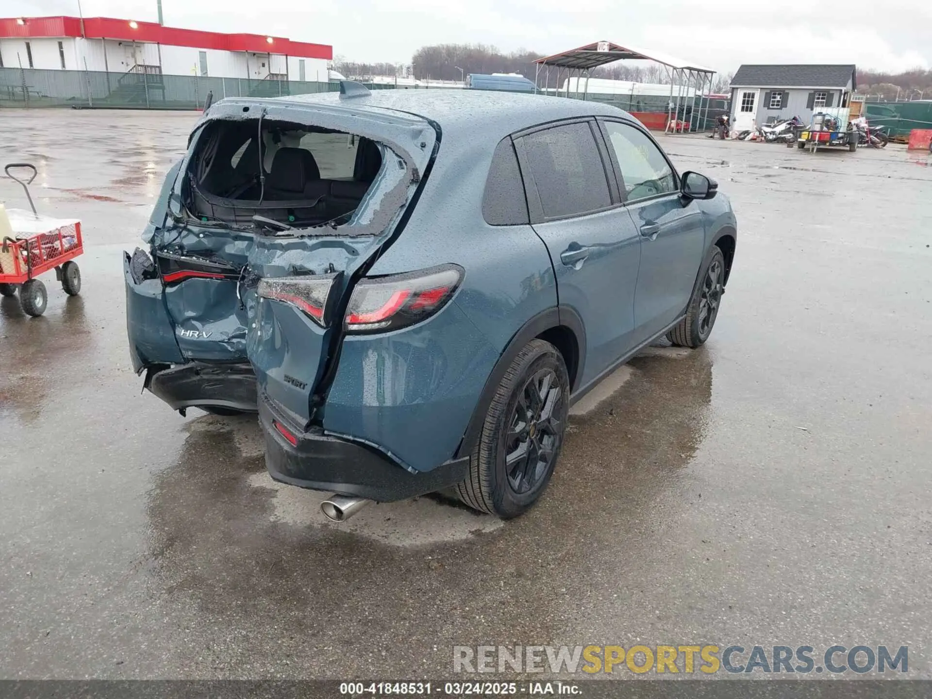 4 fotografías del automóvil dañado 3CZRZ1H54RM754199 HONDA HR-V 2024