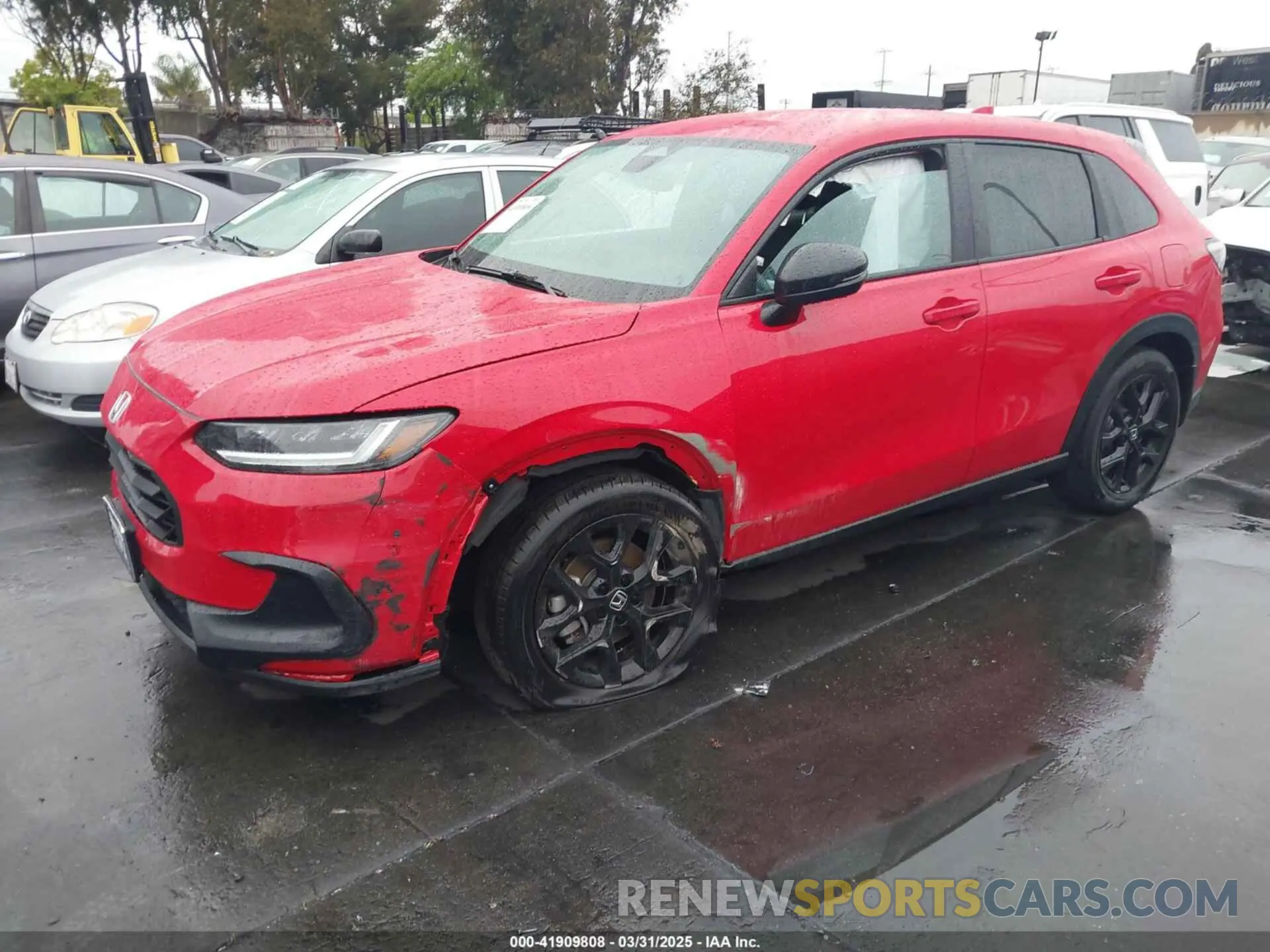 2 fotografías del automóvil dañado 3CZRZ1H55RM707635 HONDA HR-V 2024