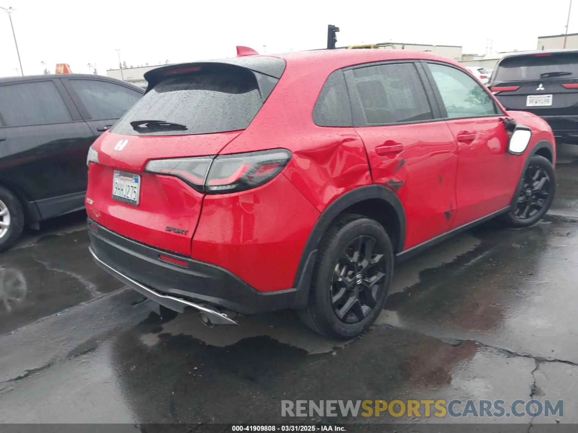 4 fotografías del automóvil dañado 3CZRZ1H55RM707635 HONDA HR-V 2024