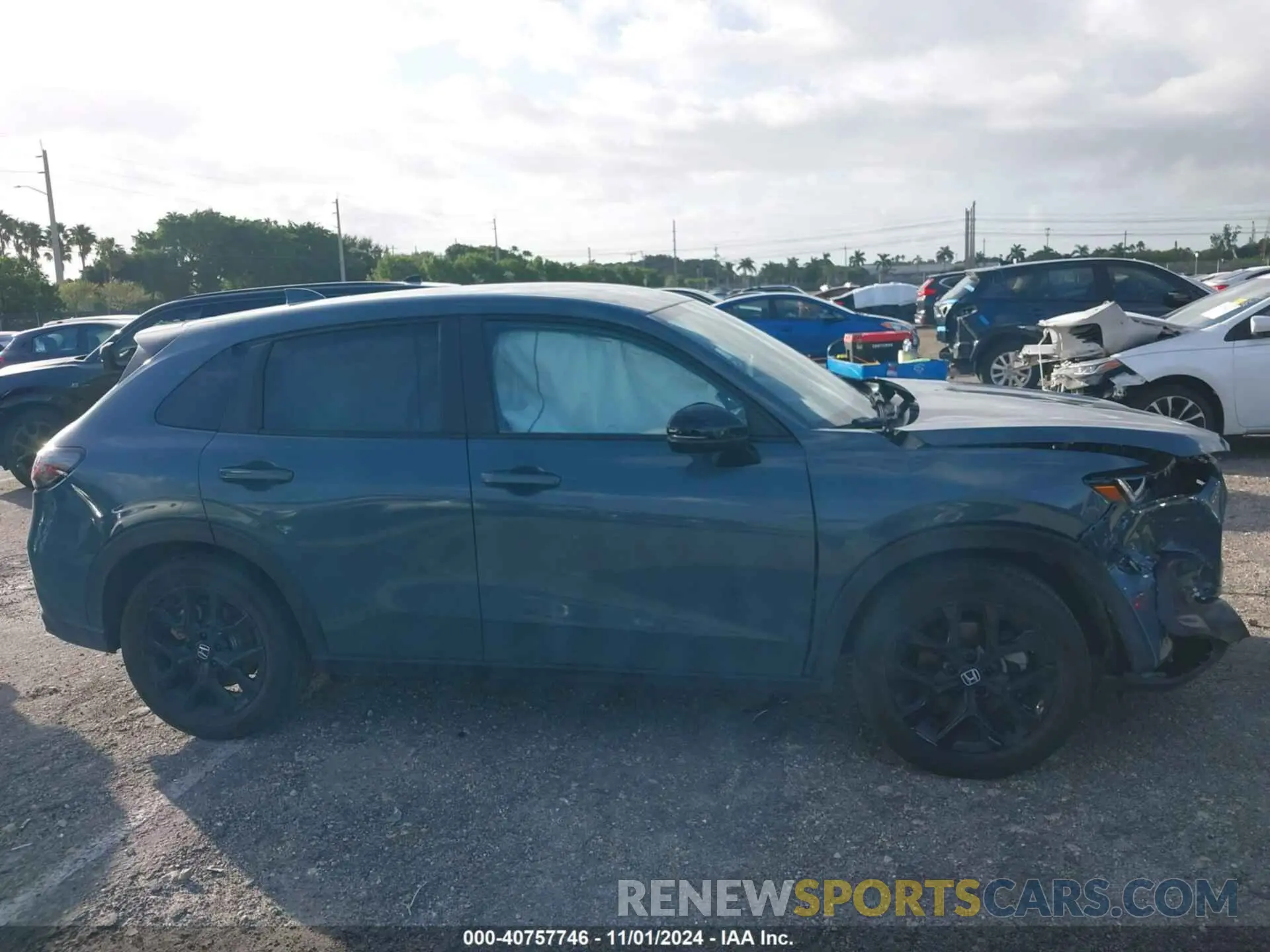 13 fotografías del automóvil dañado 3CZRZ1H57RM739339 HONDA HR-V 2024