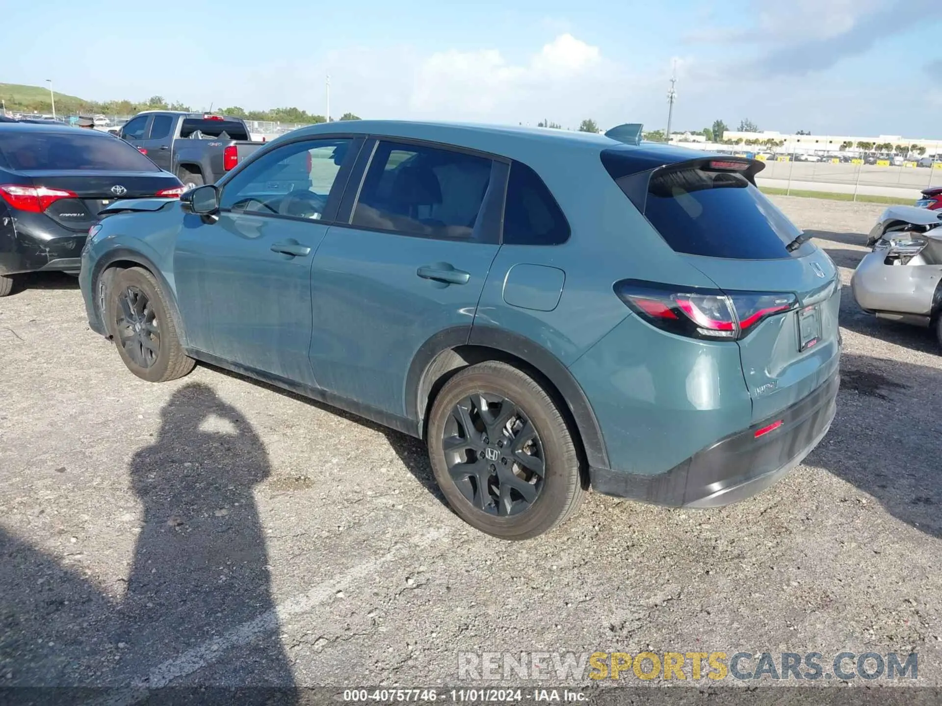 3 fotografías del automóvil dañado 3CZRZ1H57RM739339 HONDA HR-V 2024