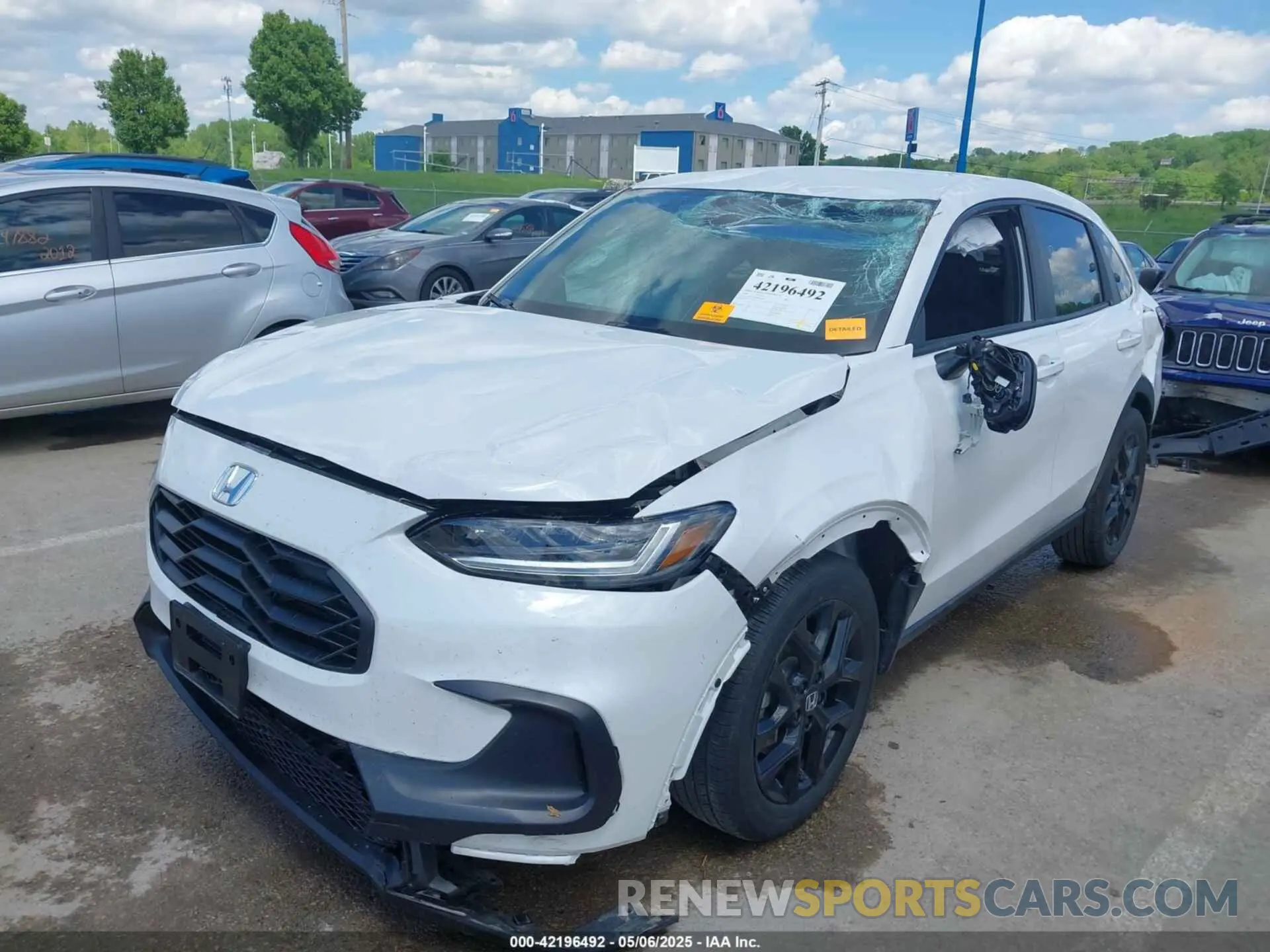 6 fotografías del automóvil dañado 3CZRZ1H57RM761566 HONDA HR-V 2024