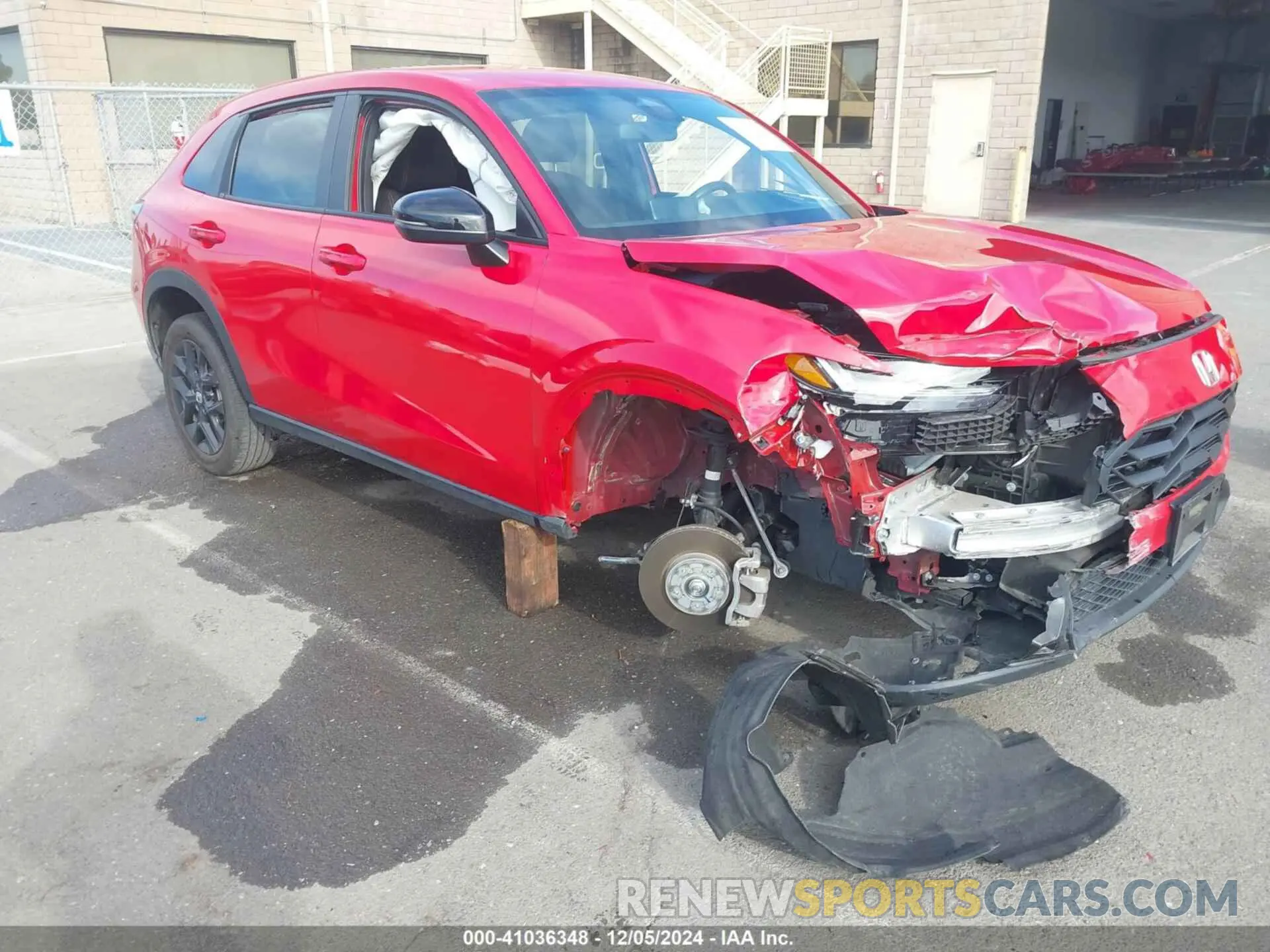 1 fotografías del automóvil dañado 3CZRZ1H58RM706561 HONDA HR-V 2024