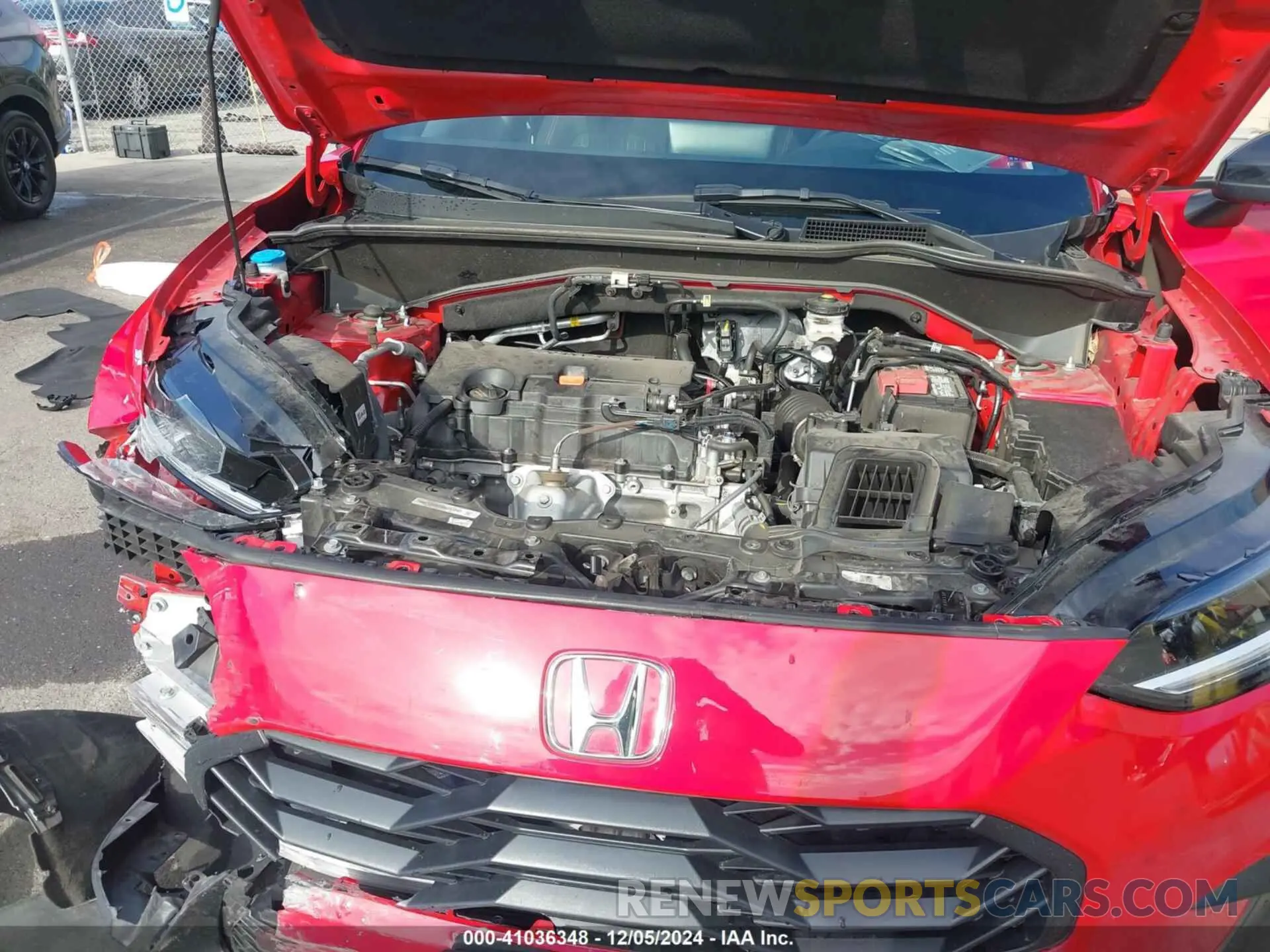 10 fotografías del automóvil dañado 3CZRZ1H58RM706561 HONDA HR-V 2024