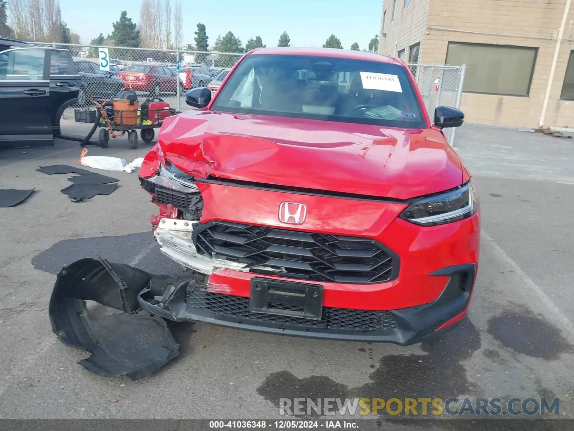 12 fotografías del automóvil dañado 3CZRZ1H58RM706561 HONDA HR-V 2024