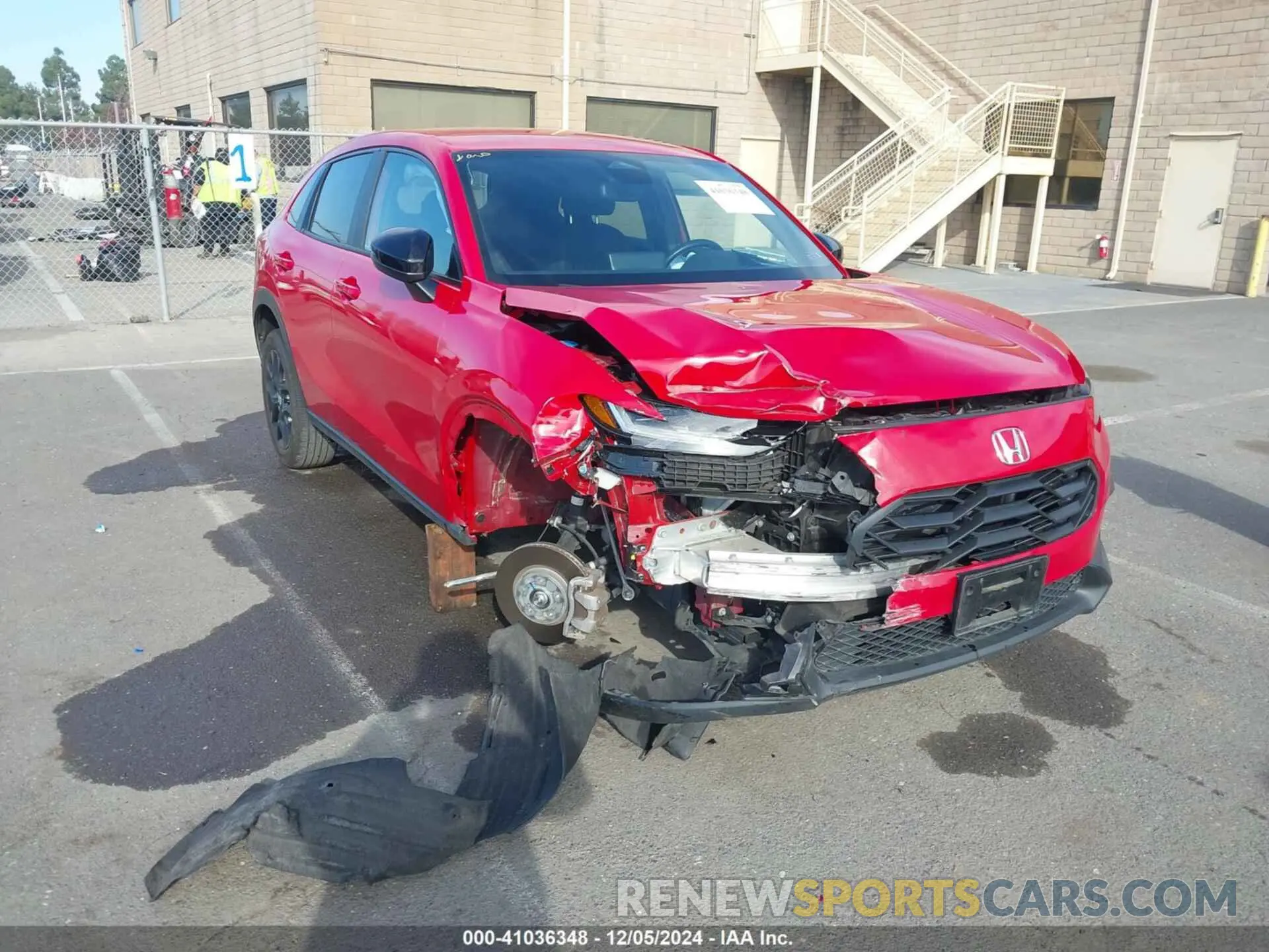 6 fotografías del automóvil dañado 3CZRZ1H58RM706561 HONDA HR-V 2024