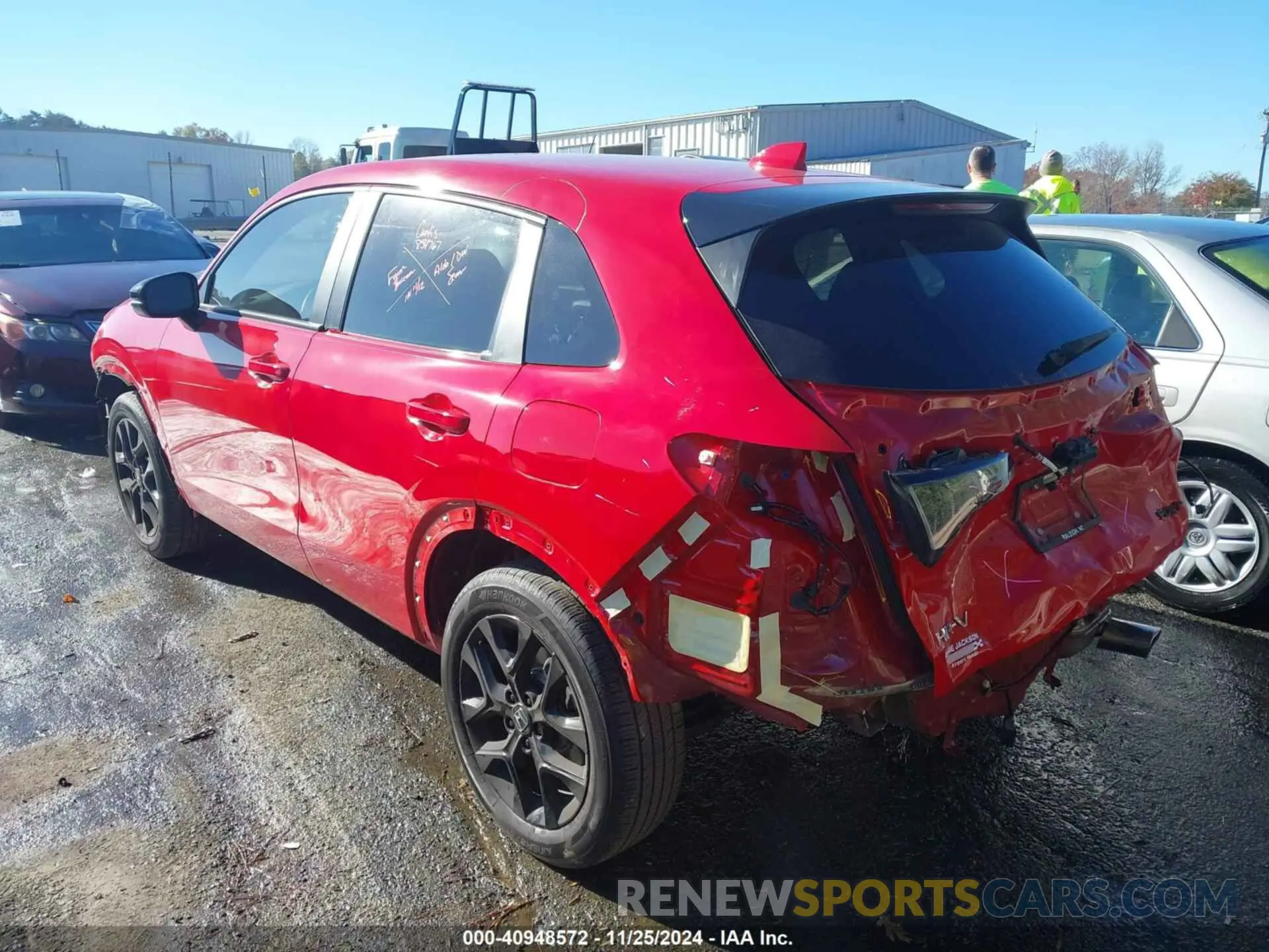 3 fotografías del automóvil dañado 3CZRZ1H58RM743626 HONDA HR-V 2024