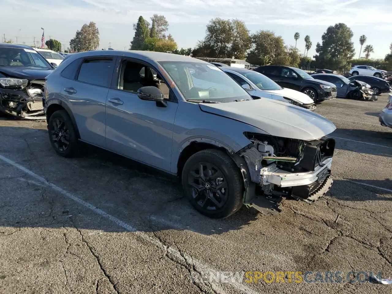4 fotografías del automóvil dañado 3CZRZ1H58RM748809 HONDA HR-V 2024