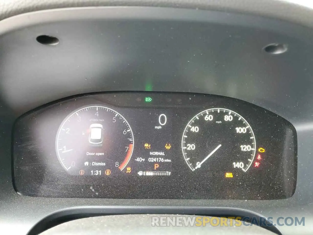 9 fotografías del automóvil dañado 3CZRZ1H59RM723661 HONDA HR-V 2024