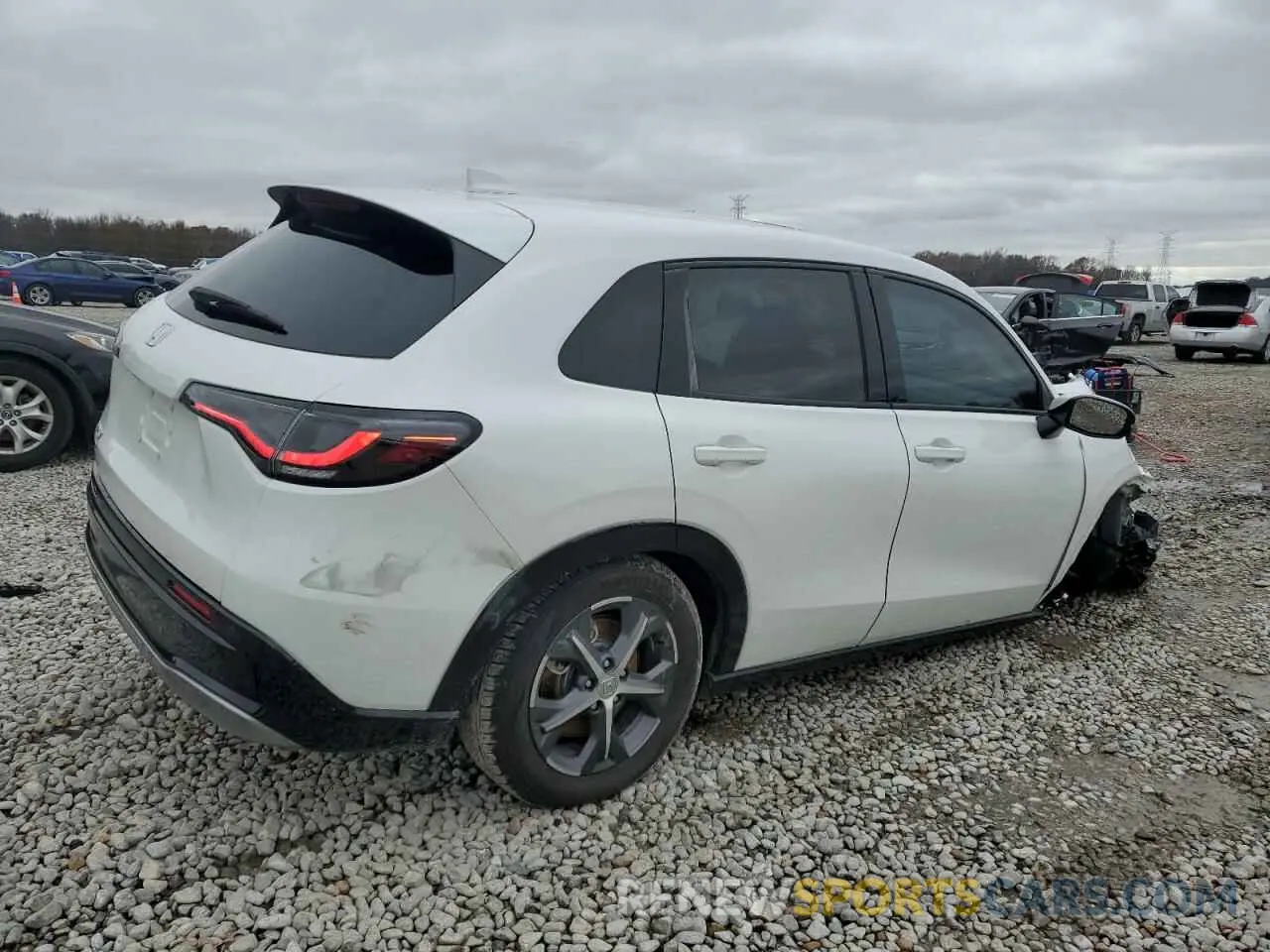 3 fotografías del automóvil dañado 3CZRZ1H70RM748580 HONDA HR-V 2024