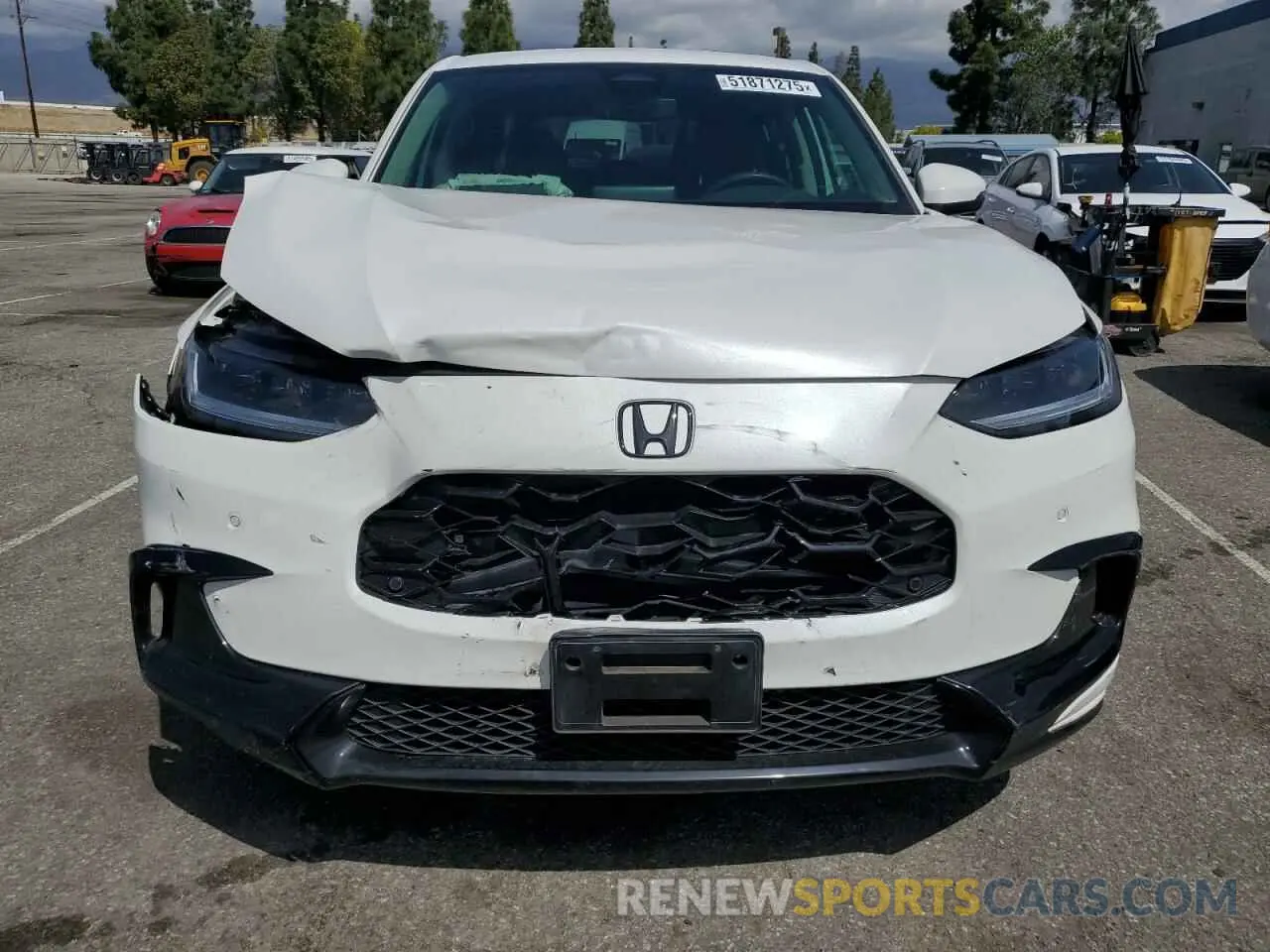 5 fotografías del automóvil dañado 3CZRZ1H72RM754316 HONDA HR-V 2024