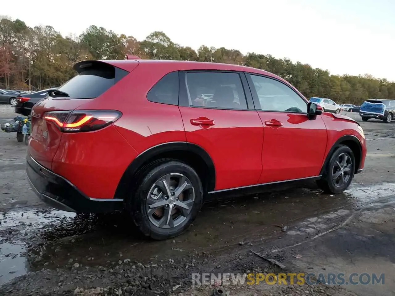 3 fotografías del automóvil dañado 3CZRZ1H74RM741129 HONDA HR-V 2024
