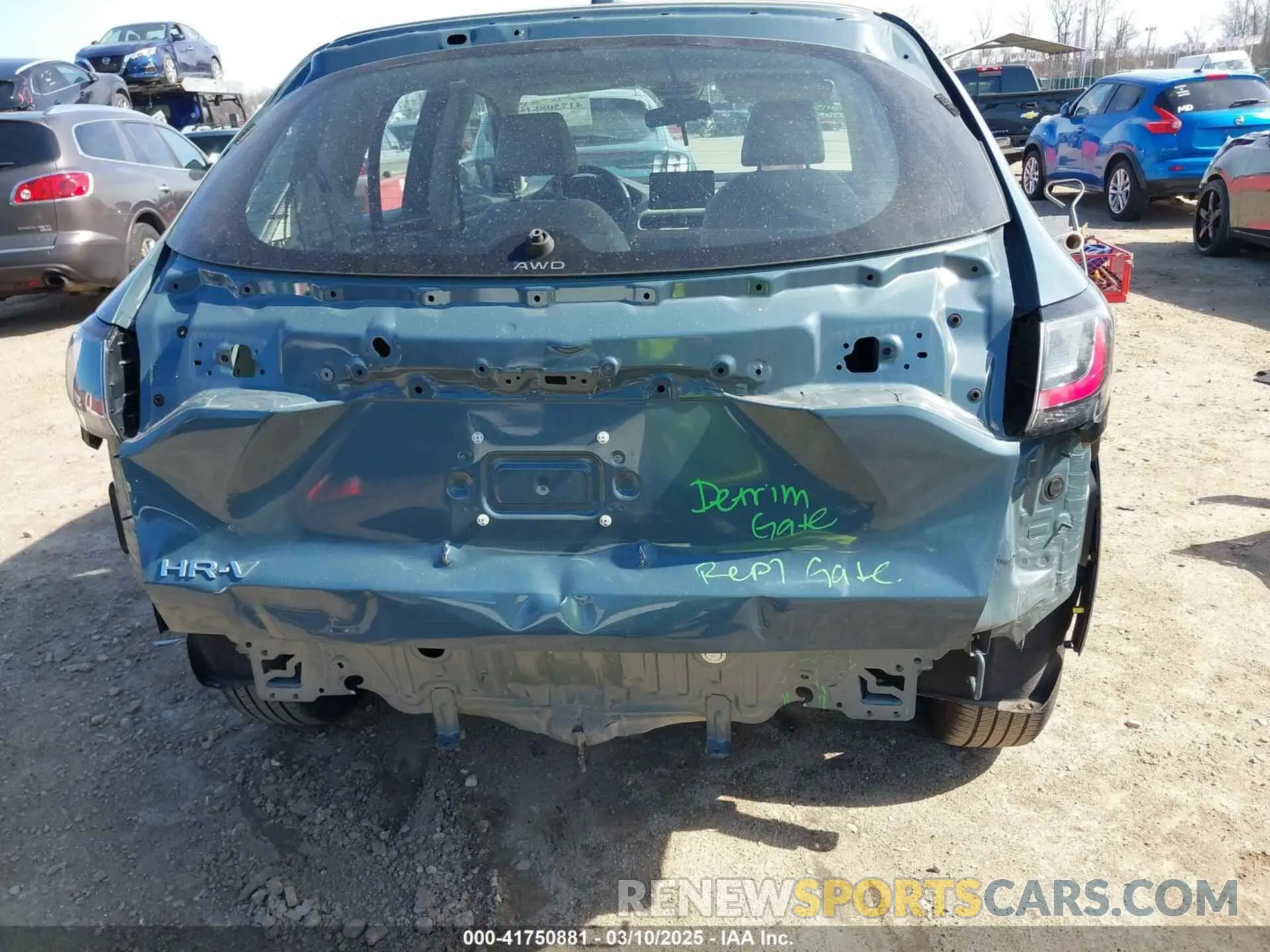 6 fotografías del automóvil dañado 3CZRZ2H33RM737561 HONDA HR-V 2024