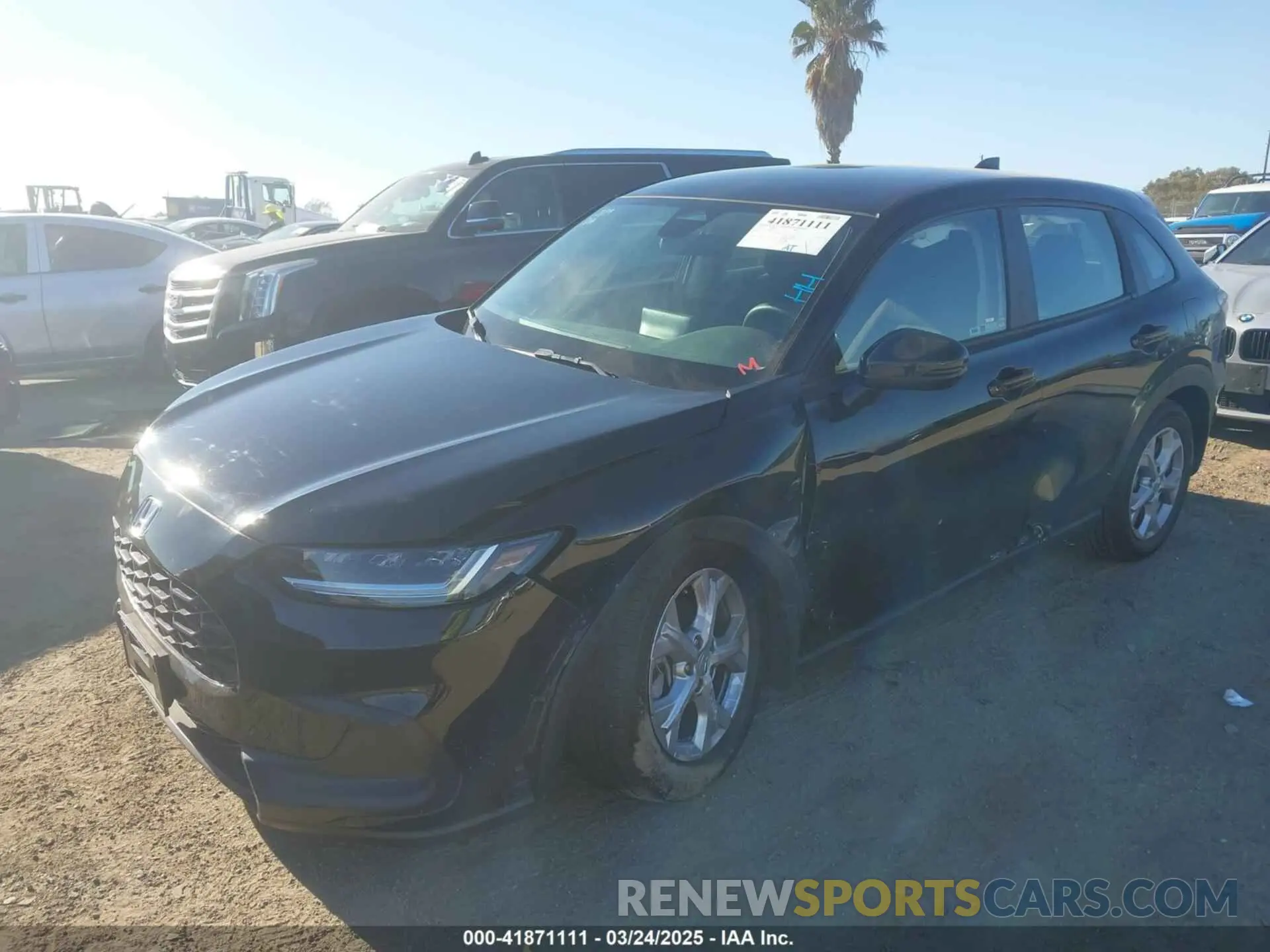 2 fotografías del automóvil dañado 3CZRZ2H39RM735314 HONDA HR-V 2024