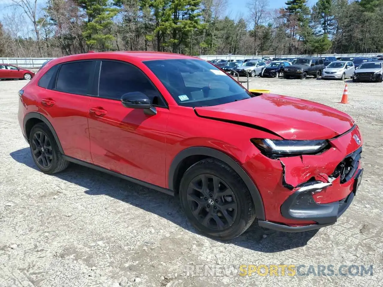 4 fotografías del automóvil dañado 3CZRZ2H51RM721232 HONDA HR-V 2024
