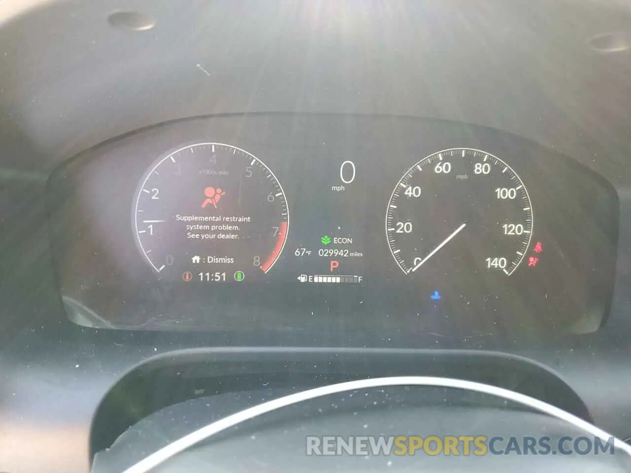 9 fotografías del automóvil dañado 3CZRZ2H51RM721232 HONDA HR-V 2024