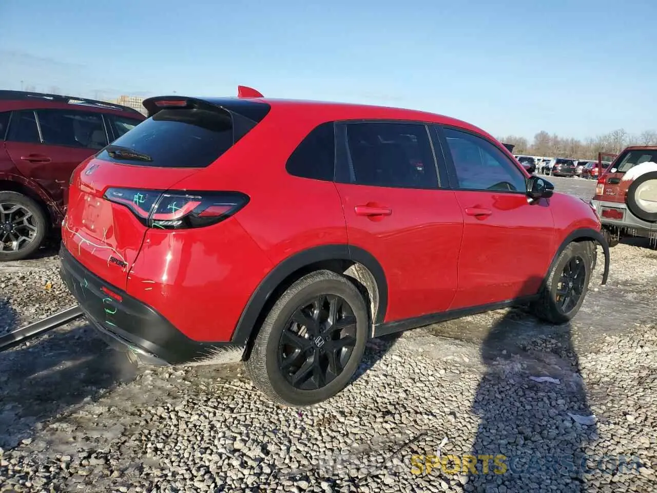 3 fotografías del automóvil dañado 3CZRZ2H53RM714587 HONDA HR-V 2024