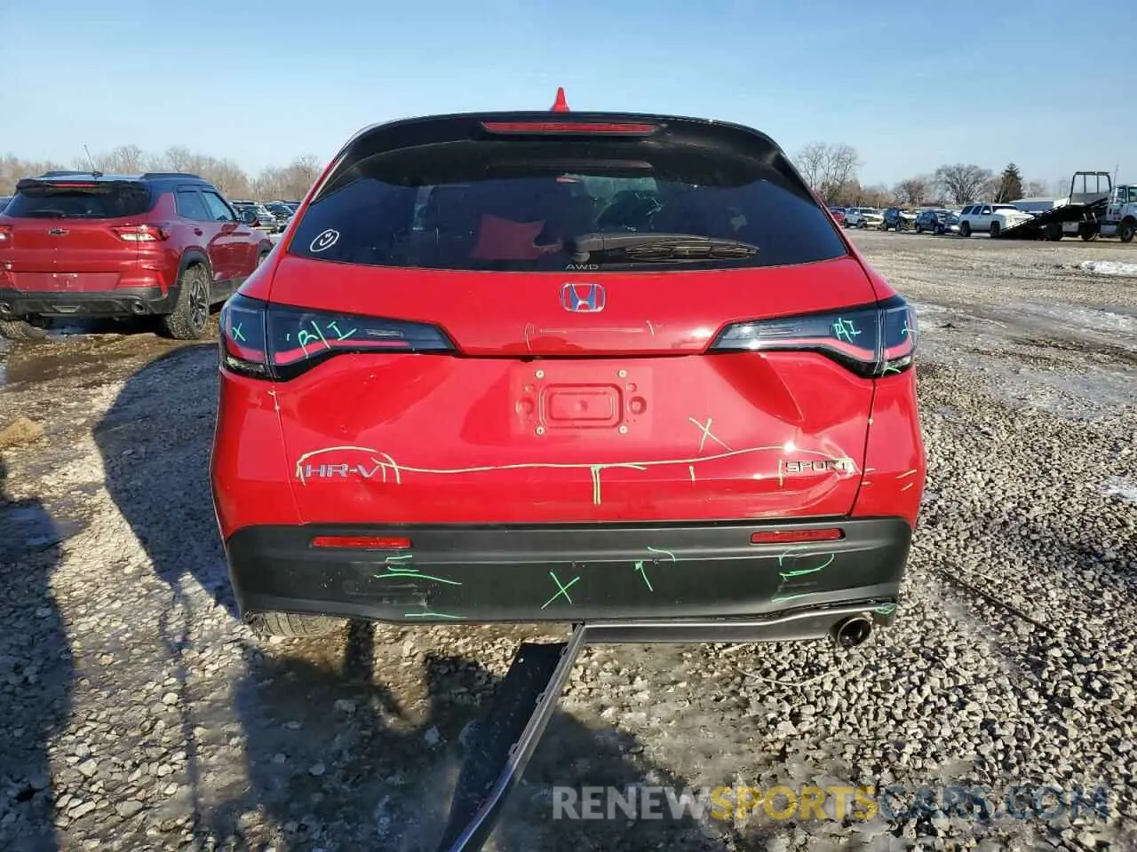 6 fotografías del automóvil dañado 3CZRZ2H53RM714587 HONDA HR-V 2024