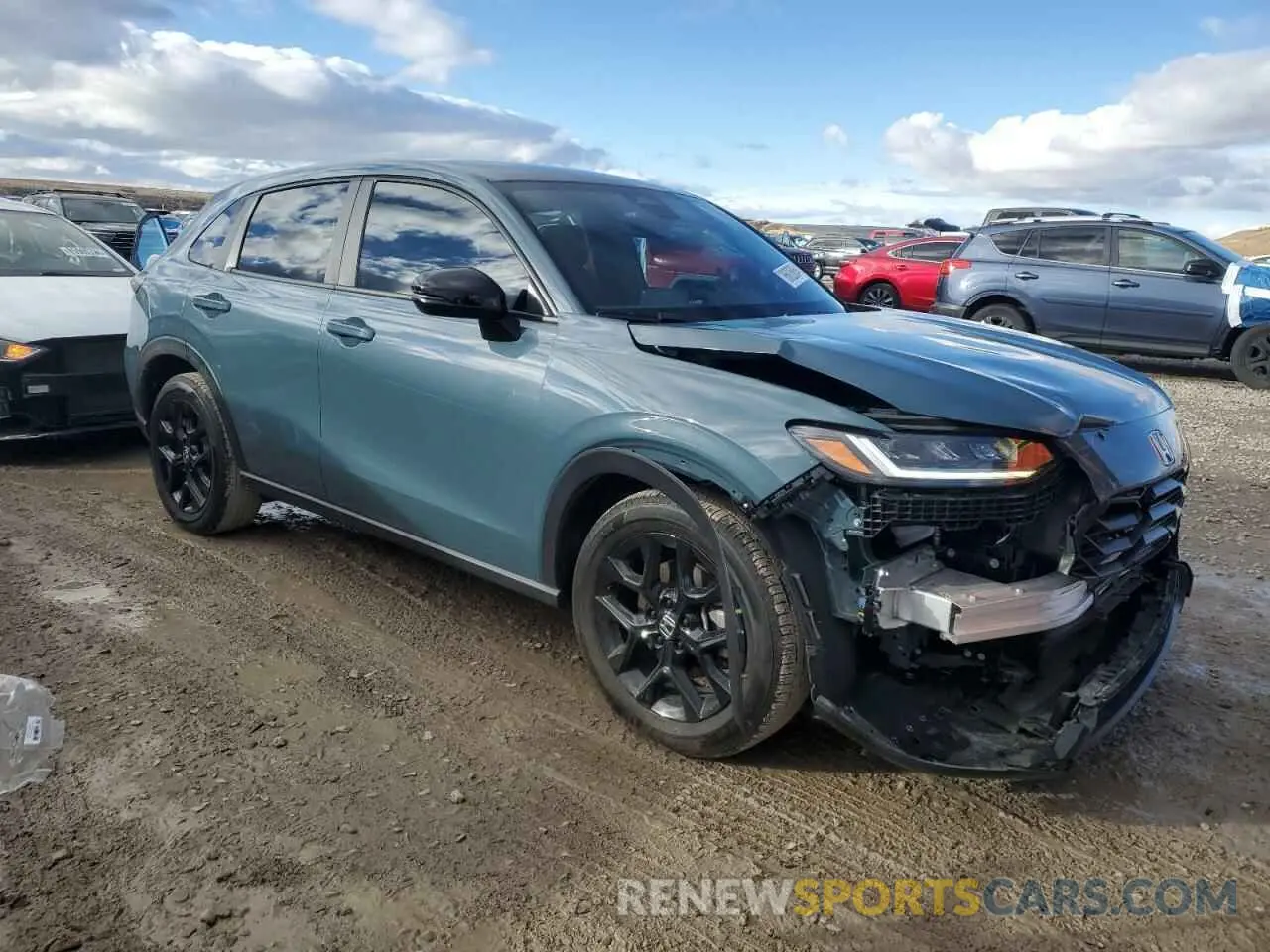 4 fotografías del automóvil dañado 3CZRZ2H53RM765670 HONDA HR-V 2024