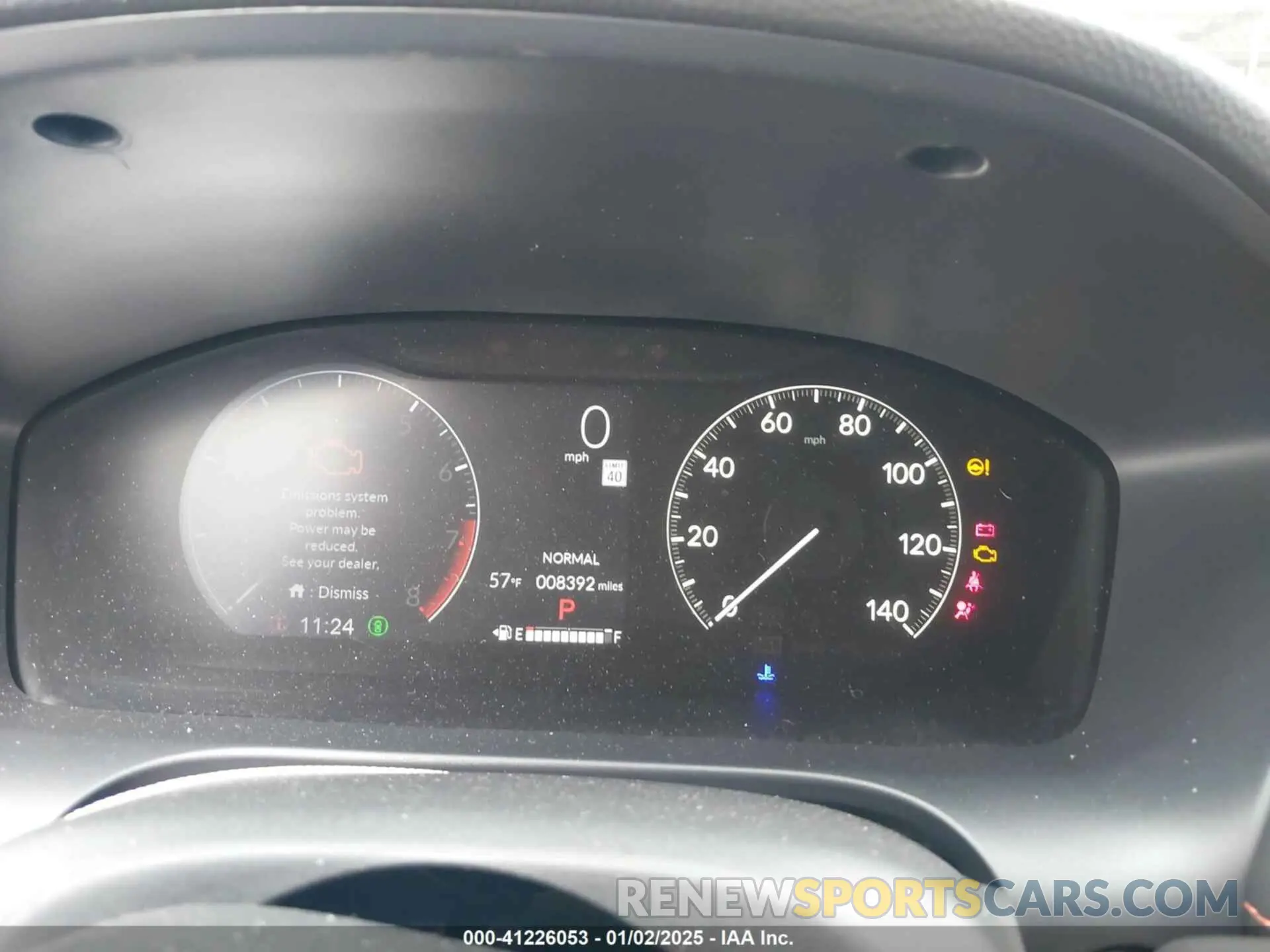 7 fotografías del automóvil dañado 3CZRZ2H55RM732475 HONDA HR-V 2024