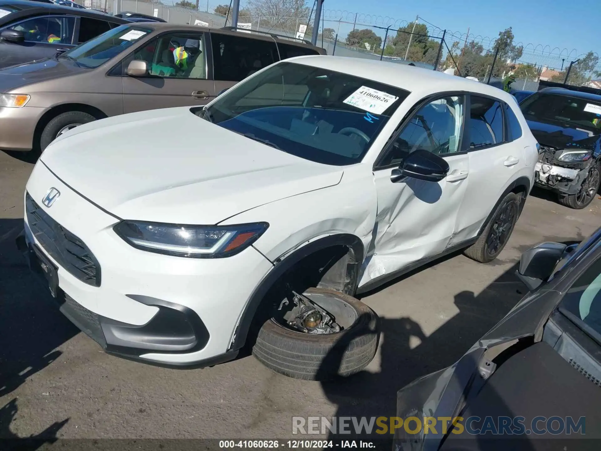 2 fotografías del automóvil dañado 3CZRZ2H57RM743851 HONDA HR-V 2024