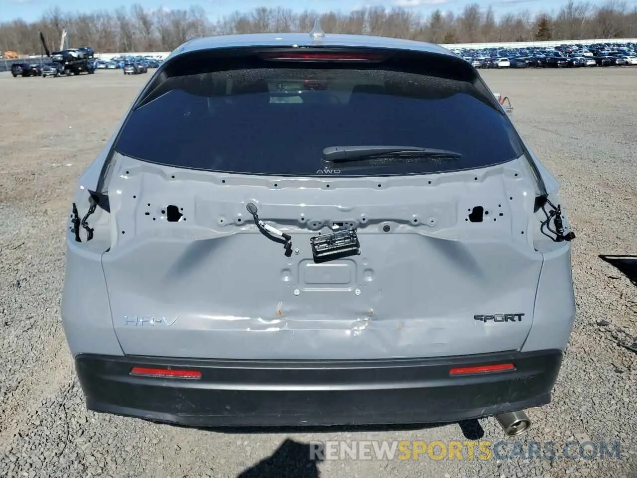 6 fotografías del automóvil dañado 3CZRZ2H57RM764327 HONDA HR-V 2024