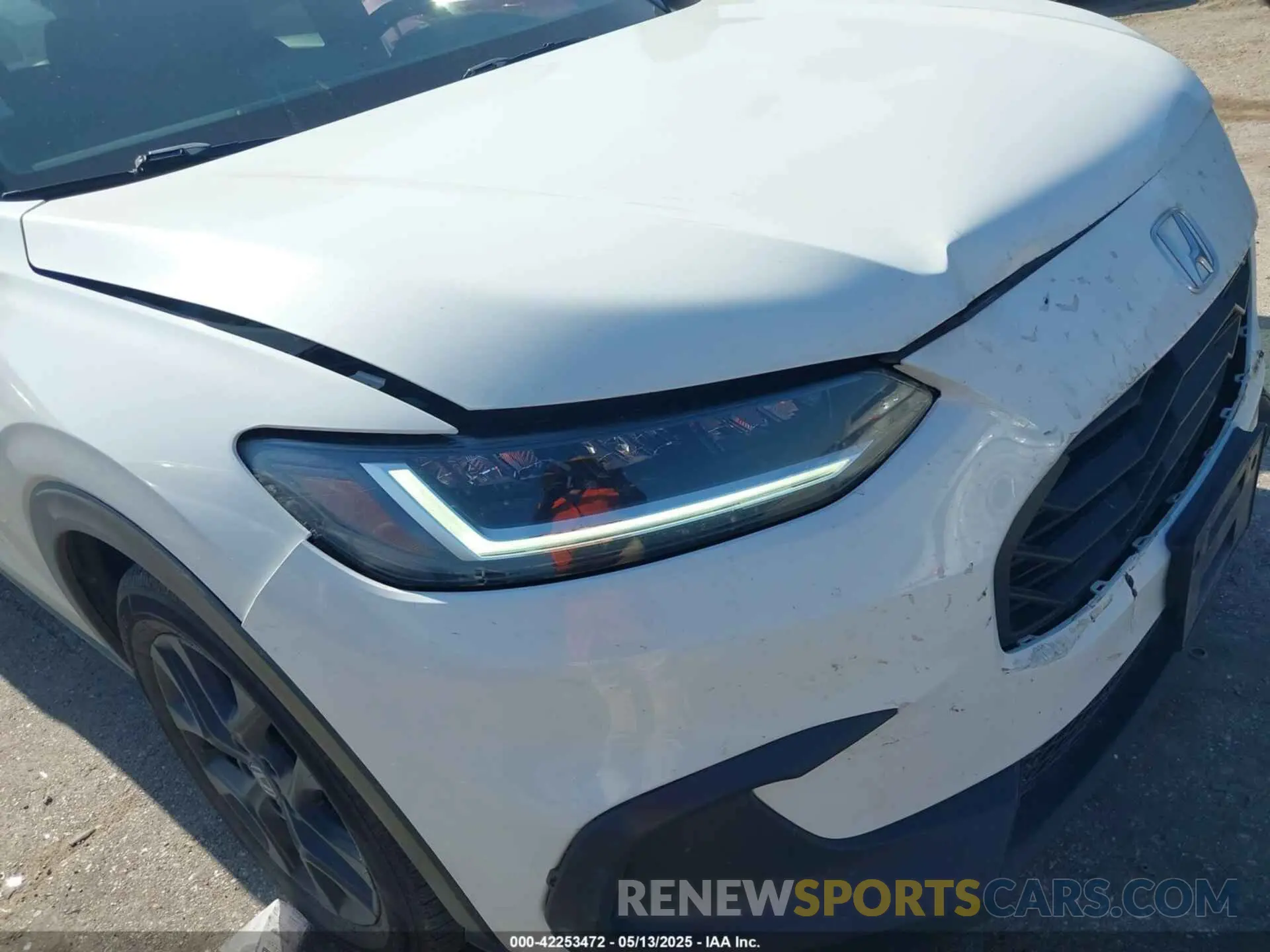 6 fotografías del automóvil dañado 3CZRZ2H58RM736200 HONDA HR-V 2024