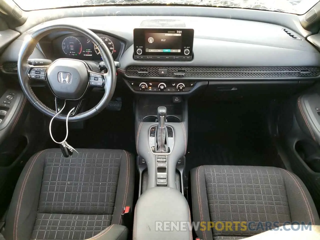 8 fotografías del automóvil dañado 3CZRZ2H59RM711693 HONDA HR-V 2024