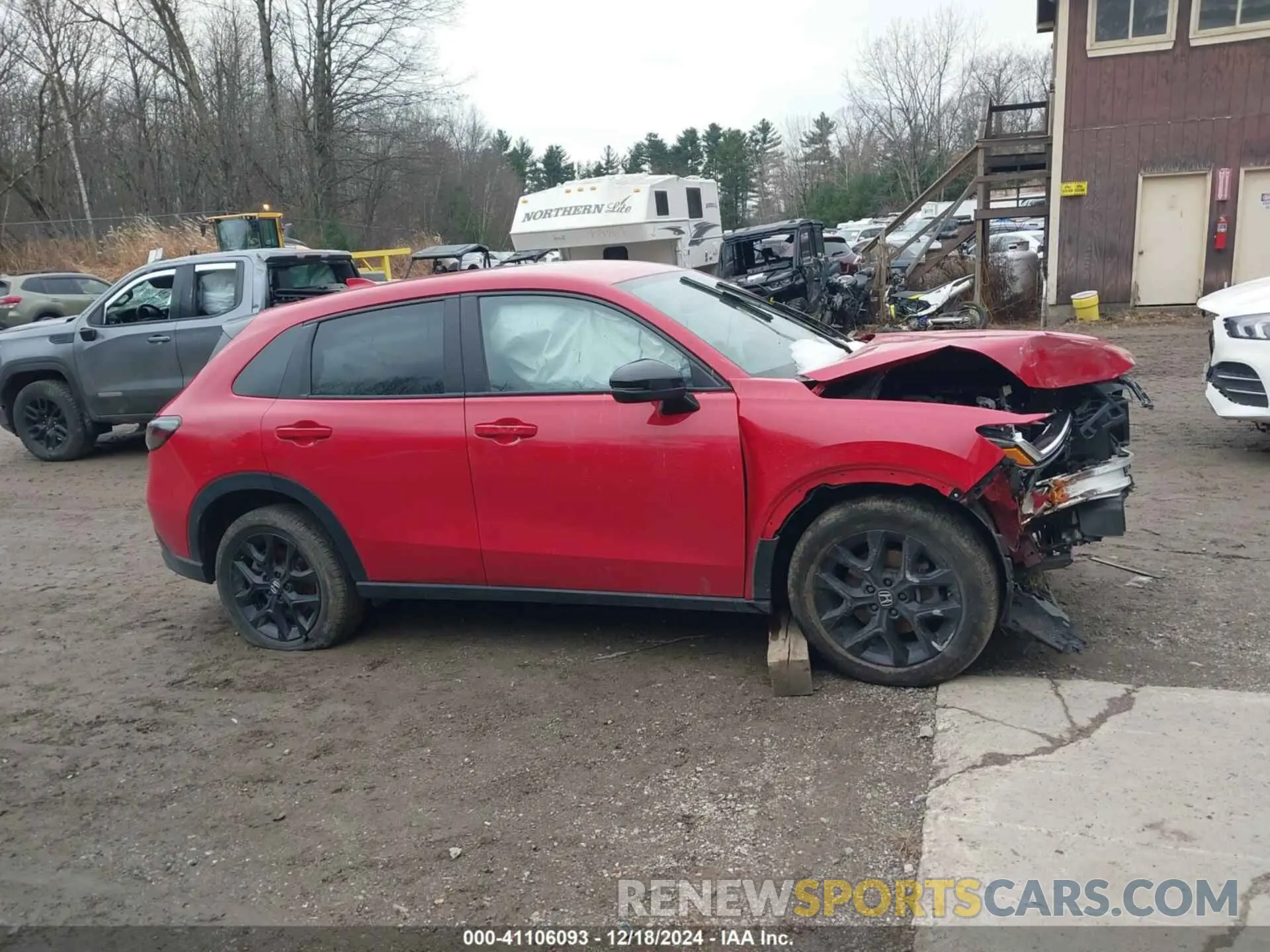 12 fotografías del automóvil dañado 3CZRZ2H5XRM726381 HONDA HR-V 2024
