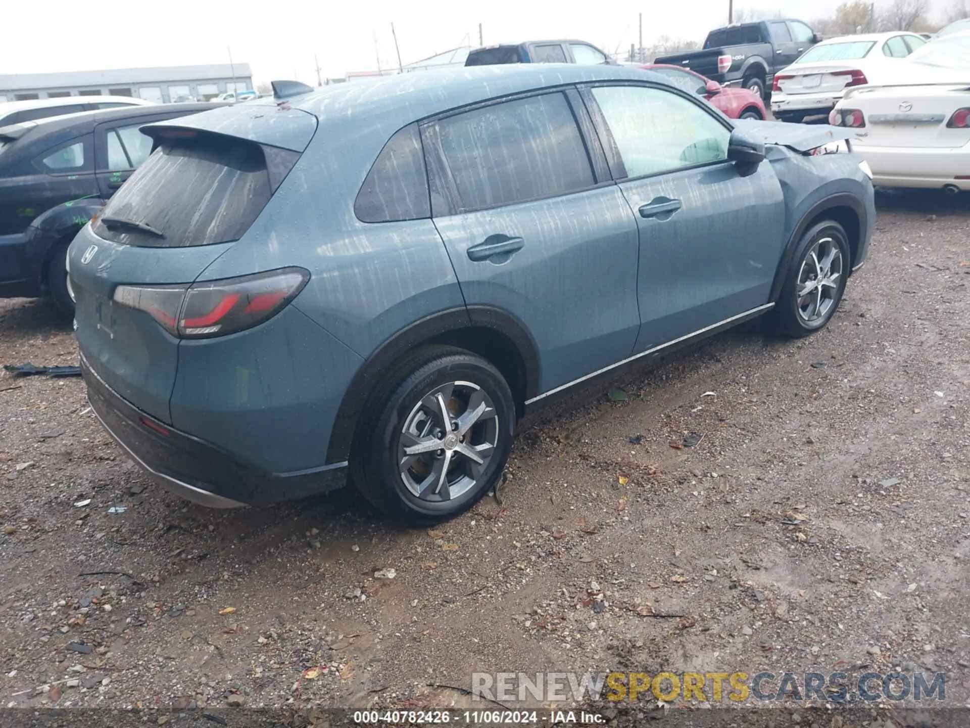 4 fotografías del automóvil dañado 3CZRZ2H77RM730647 HONDA HR-V 2024