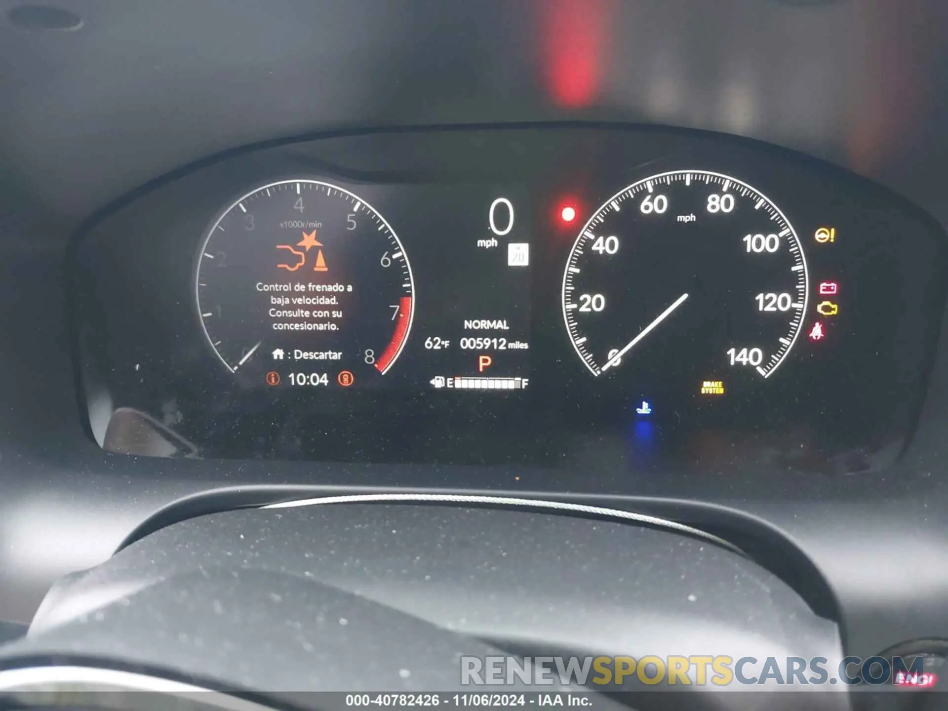 7 fotografías del automóvil dañado 3CZRZ2H77RM730647 HONDA HR-V 2024