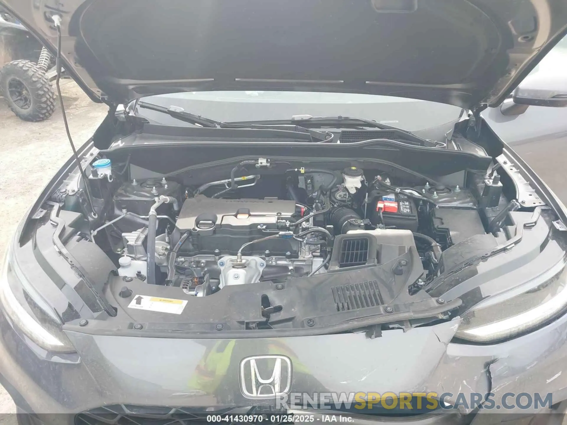 10 fotografías del automóvil dañado 3CZRZ1H33SM701160 HONDA HR-V 2025