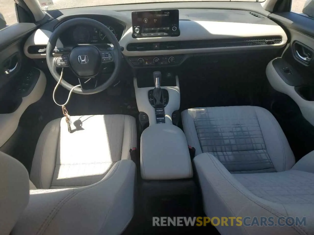 8 fotografías del automóvil dañado 3CZRZ1H33SM704320 HONDA HR-V 2025